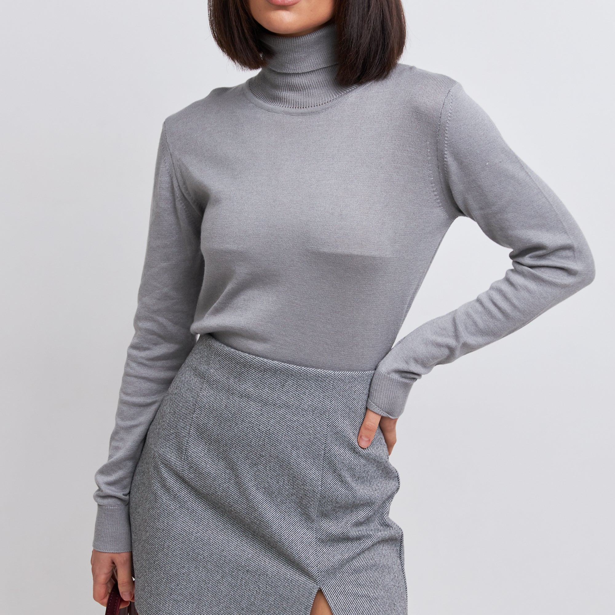 Гольф бавовняний в'язаний однотон