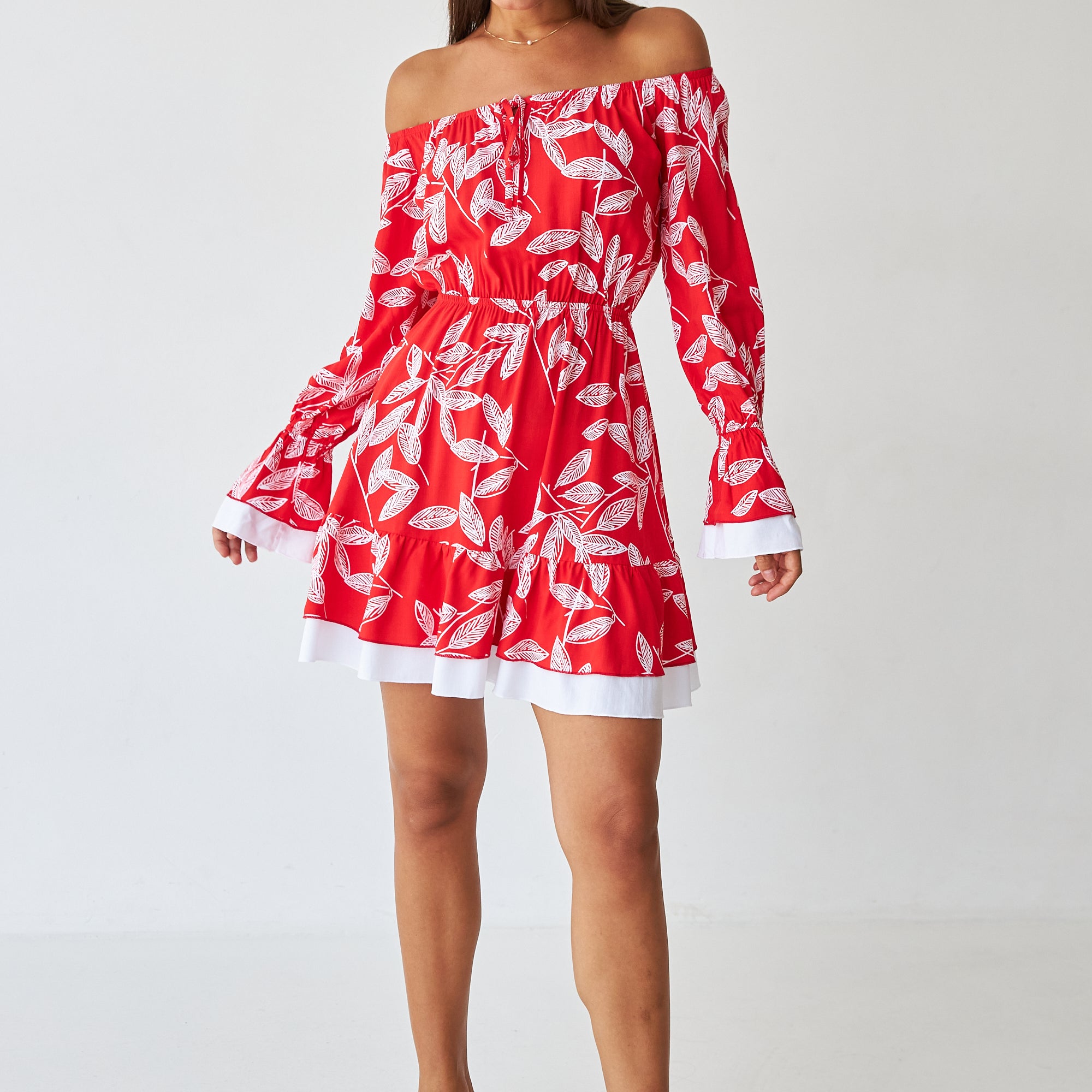 Сукня міні на резинці зі штапеля - Wear Me