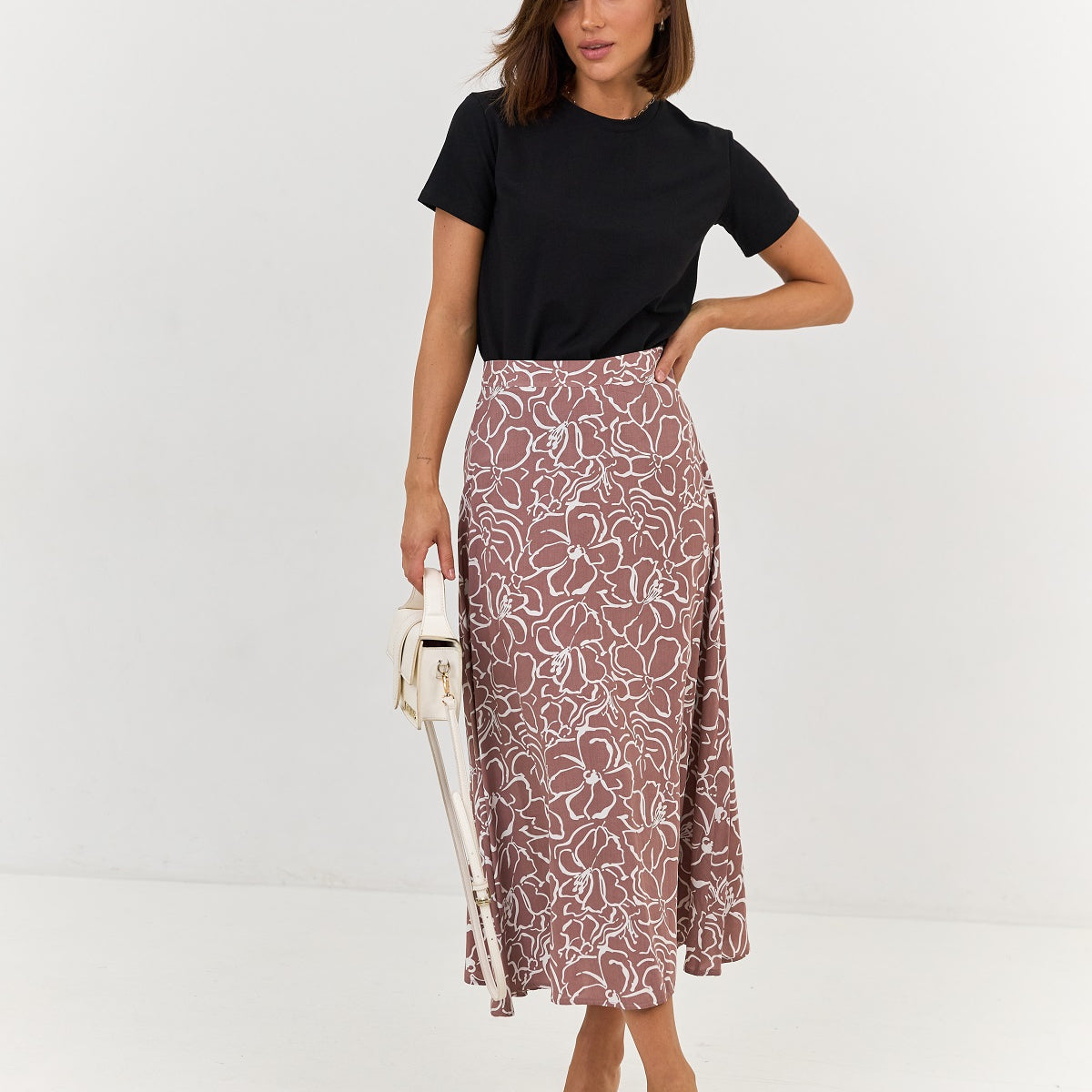 Спідниця міді напівкльош