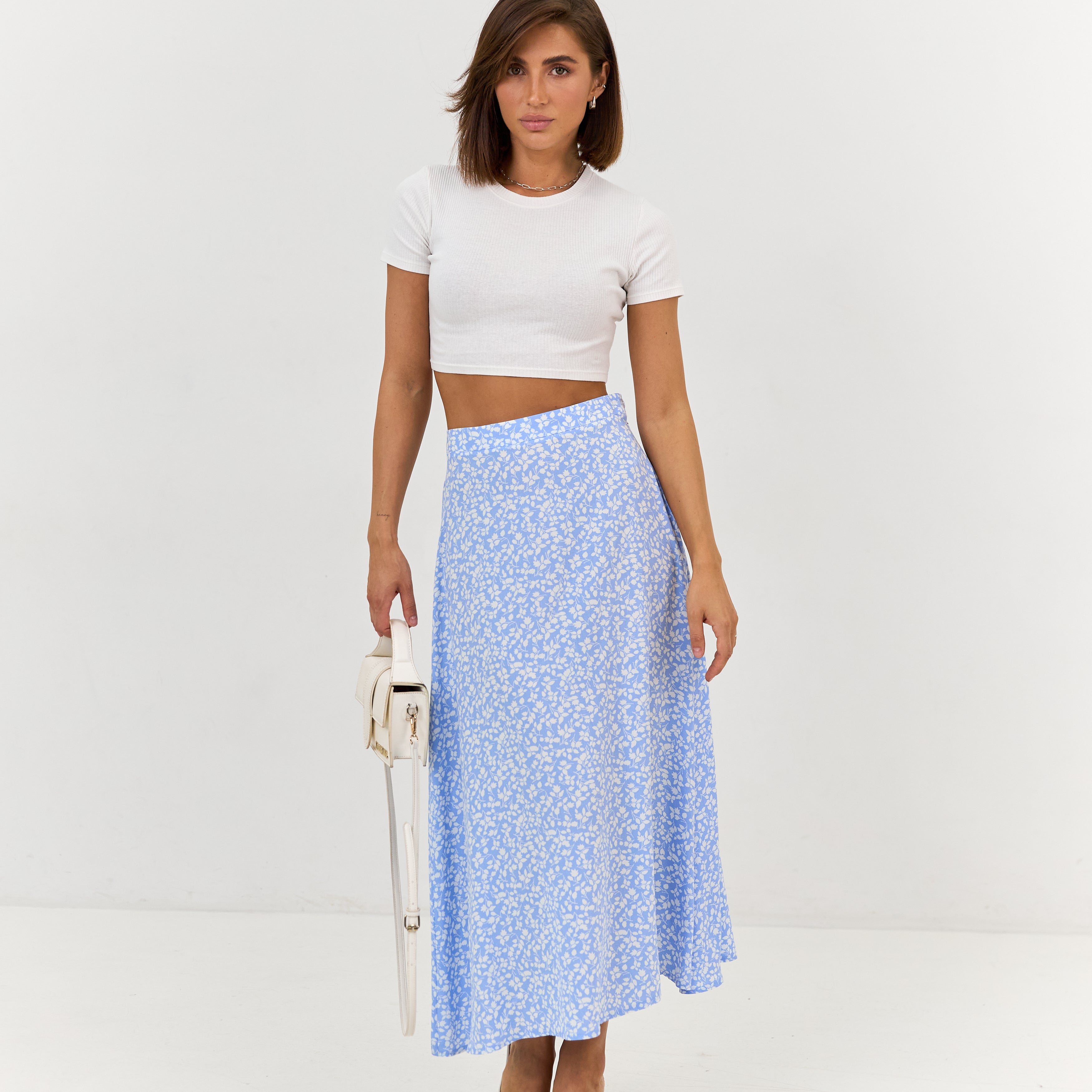 Спідниця міді полукльош