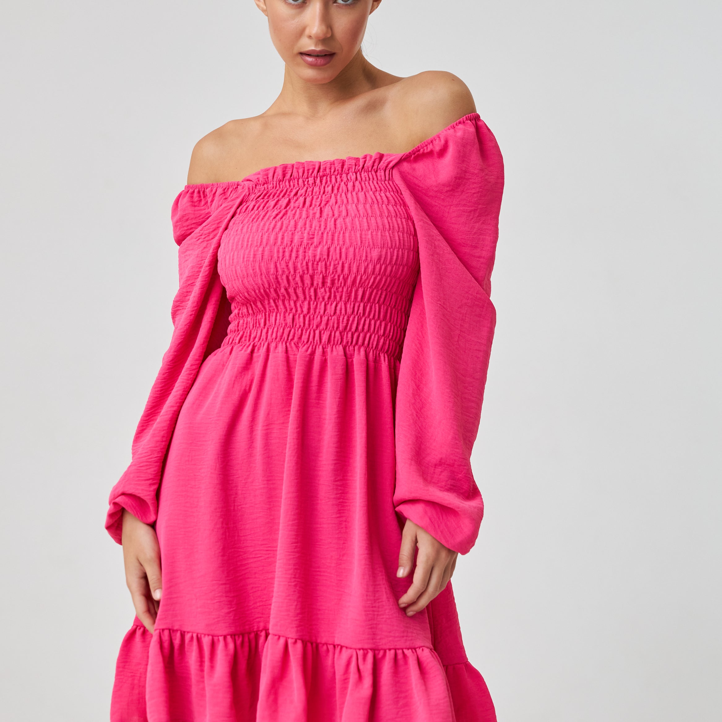 Сукня ліф-резинка з оборкою внизу - Wear Me