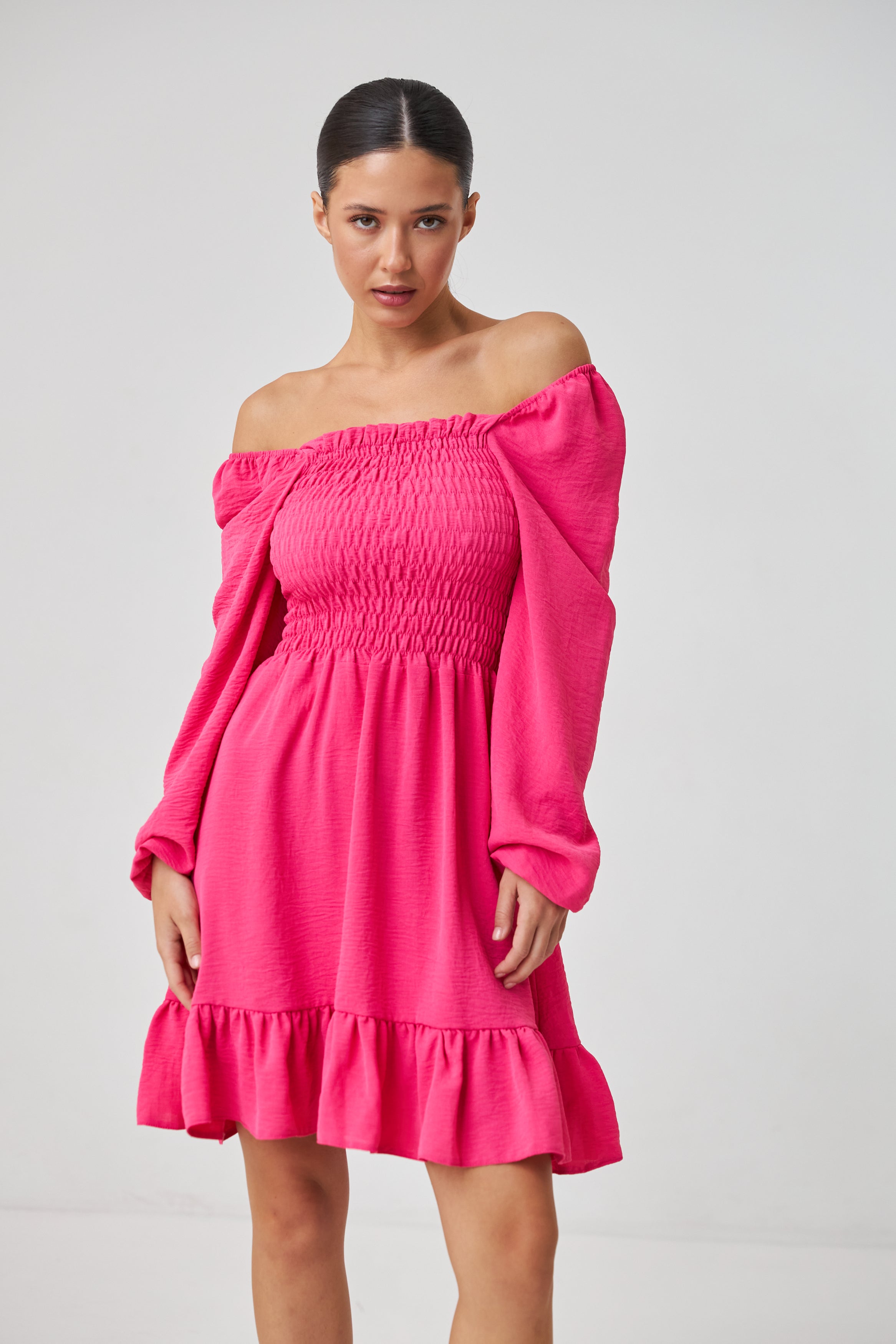 Сукня ліф-резинка з оборкою внизу - Wear Me