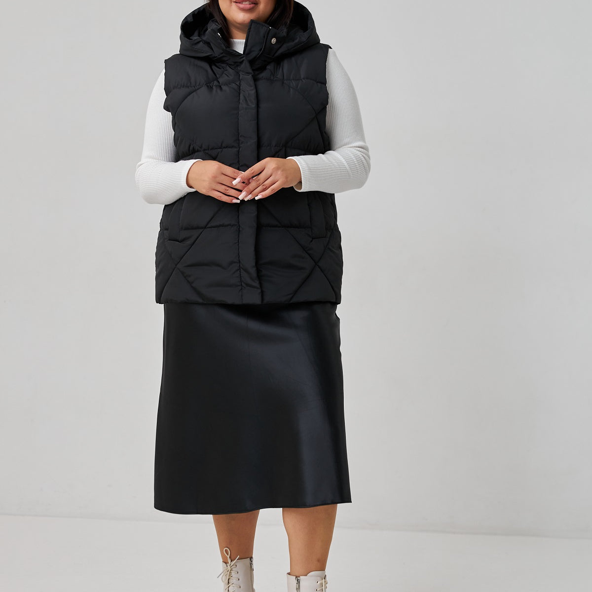 Спідниця з шовк-сатину