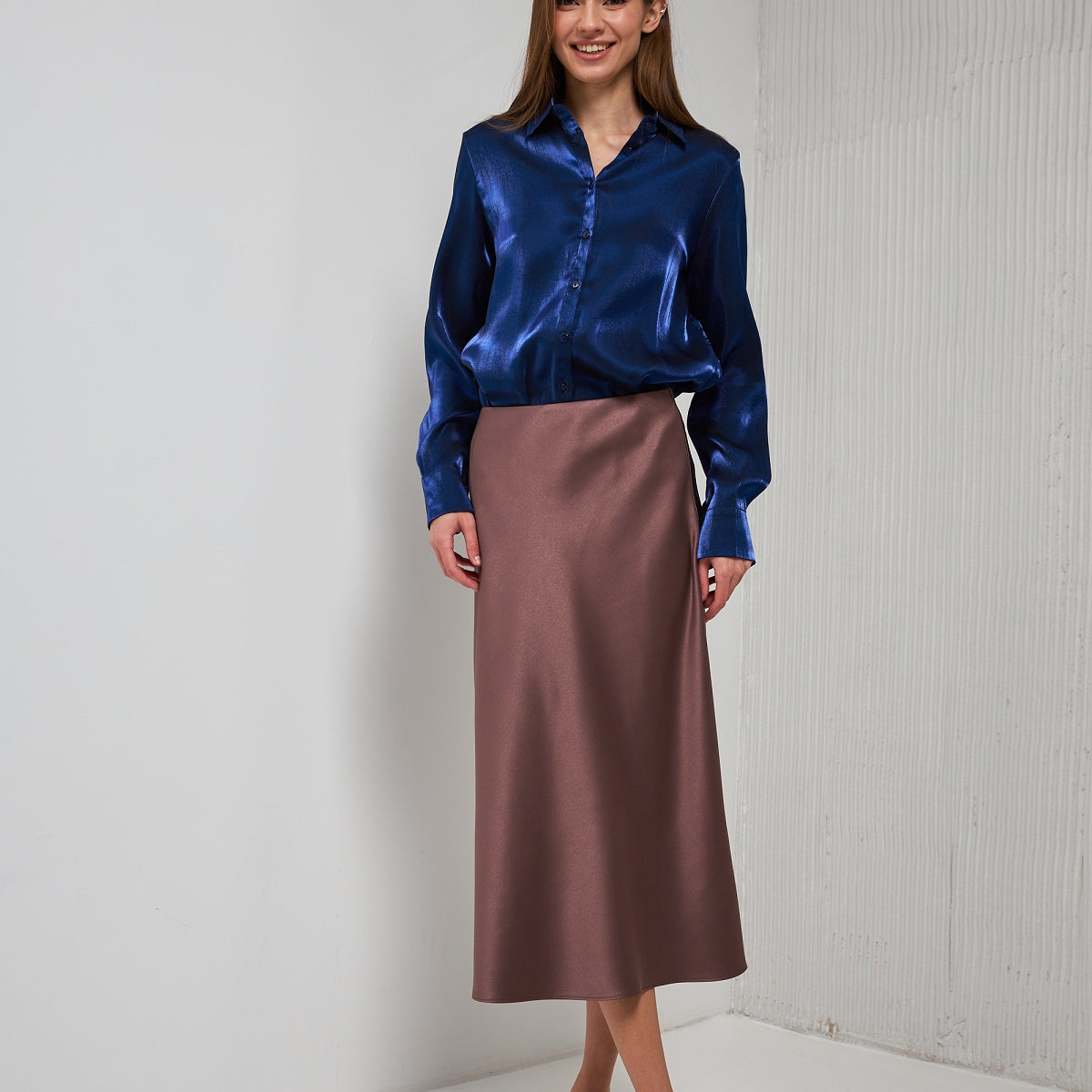 Спідниця з шовк-сатину