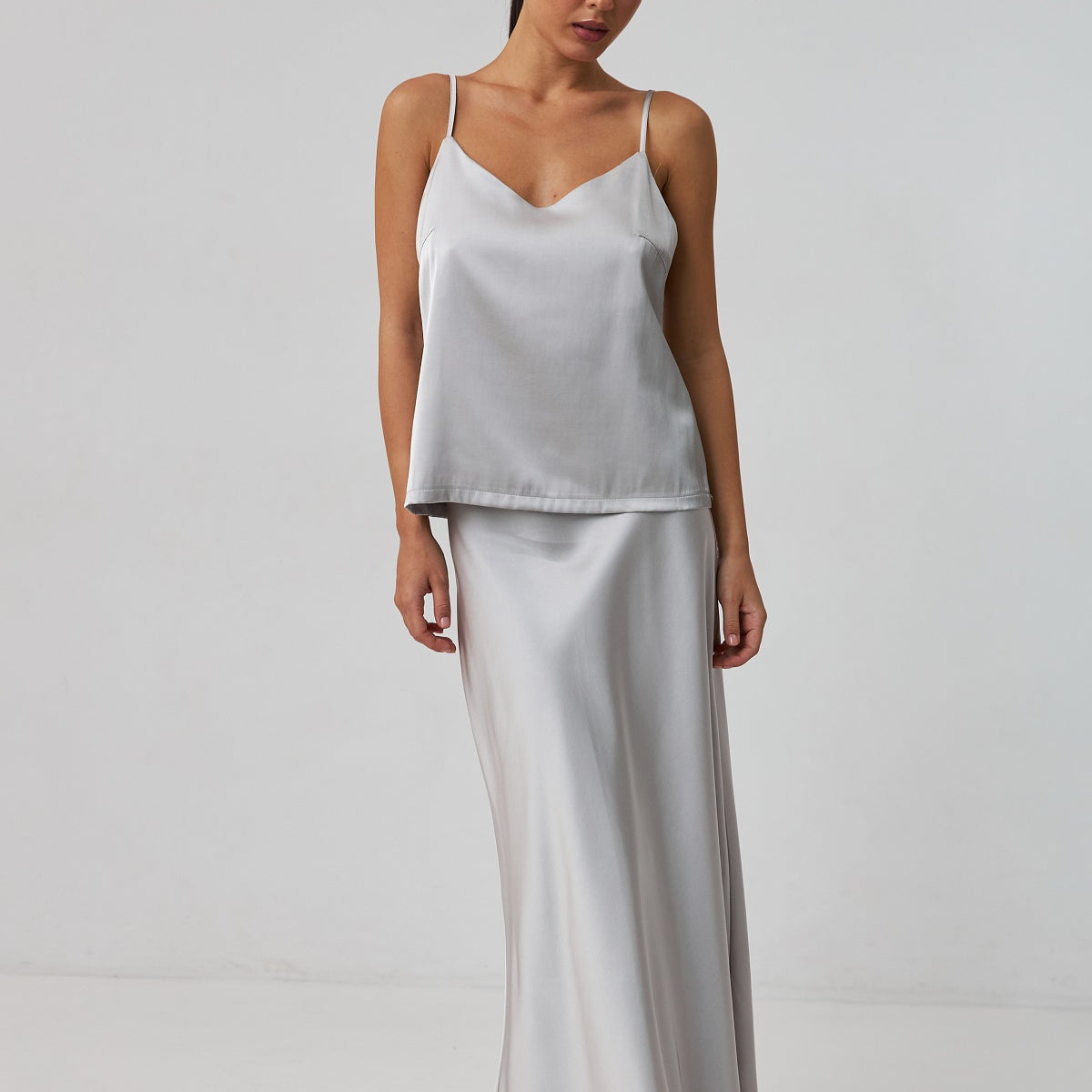 Спідниця з шовк-сатину