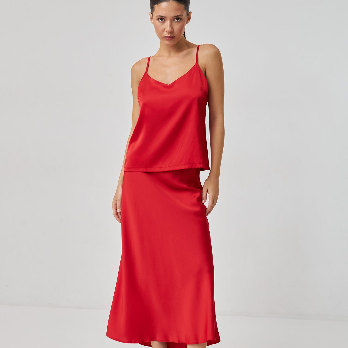 Спідниця з шовк-сатину