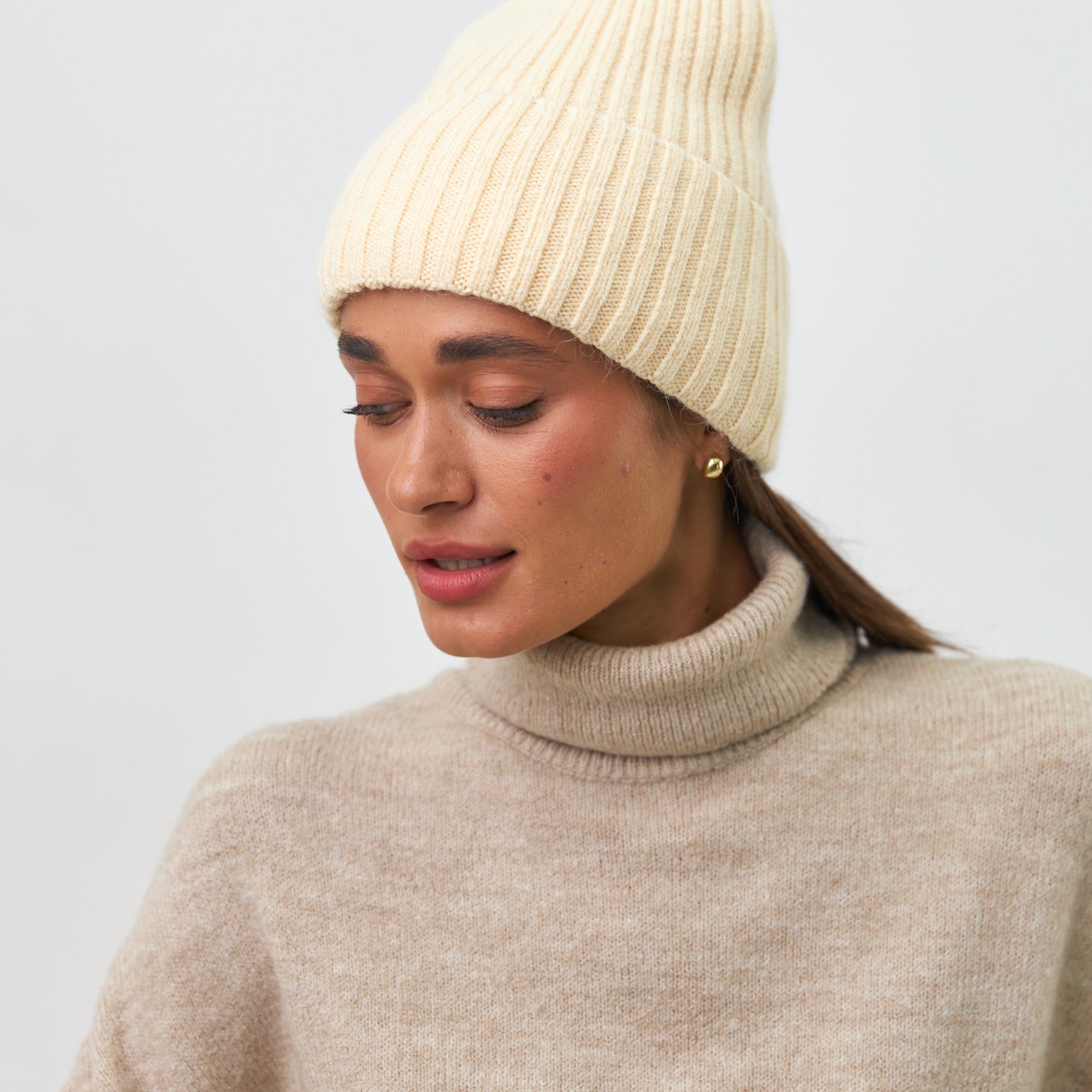 Шапка ангора на флісі - Wear Me