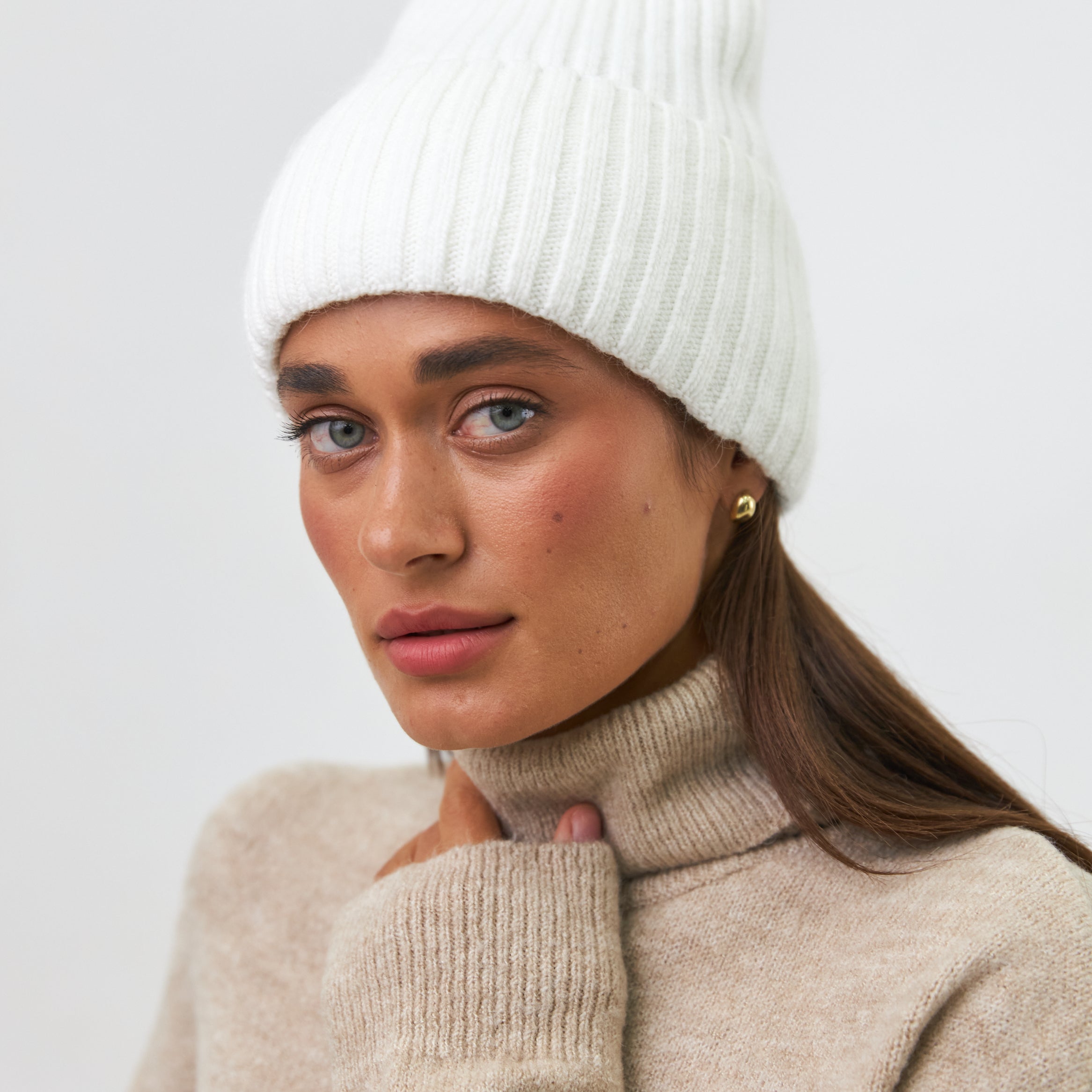 Шапка ангора на флісі - Wear Me