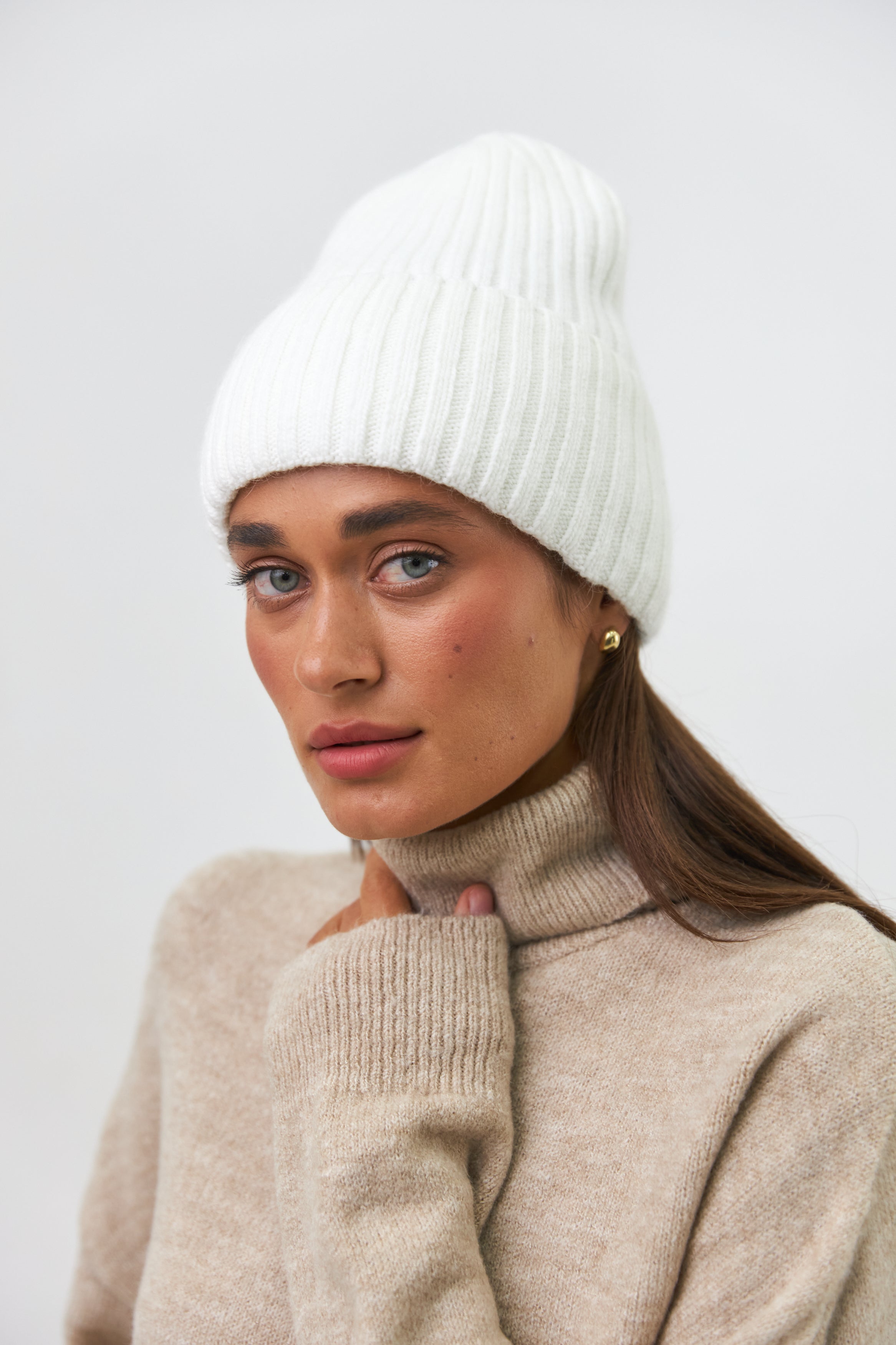 Шапка ангора на флісі - Wear Me