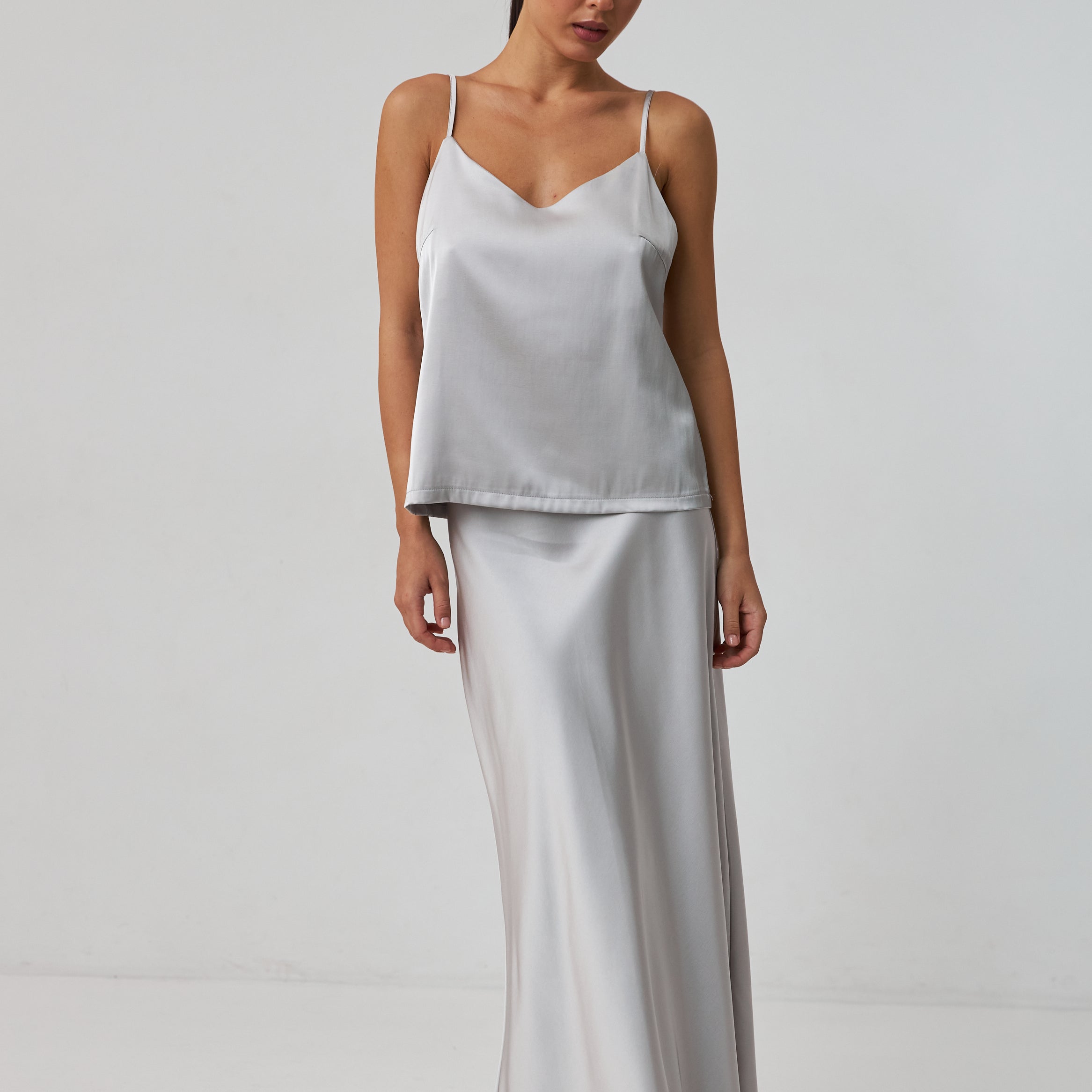 Майка з шовк-сатину