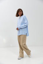 Джемпер з розрізами та подовженою спинкою - Wear Me