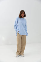 Джемпер з розрізами та подовженою спинкою - Wear Me