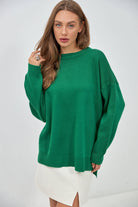 Джемпер з розрізами та подовженою спинкою - Wear Me