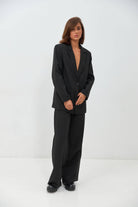 Палаццо з білим поясом на резинці - Wear Me