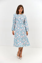 Сукня з перекрутом і довгими рукавами - Wear Me