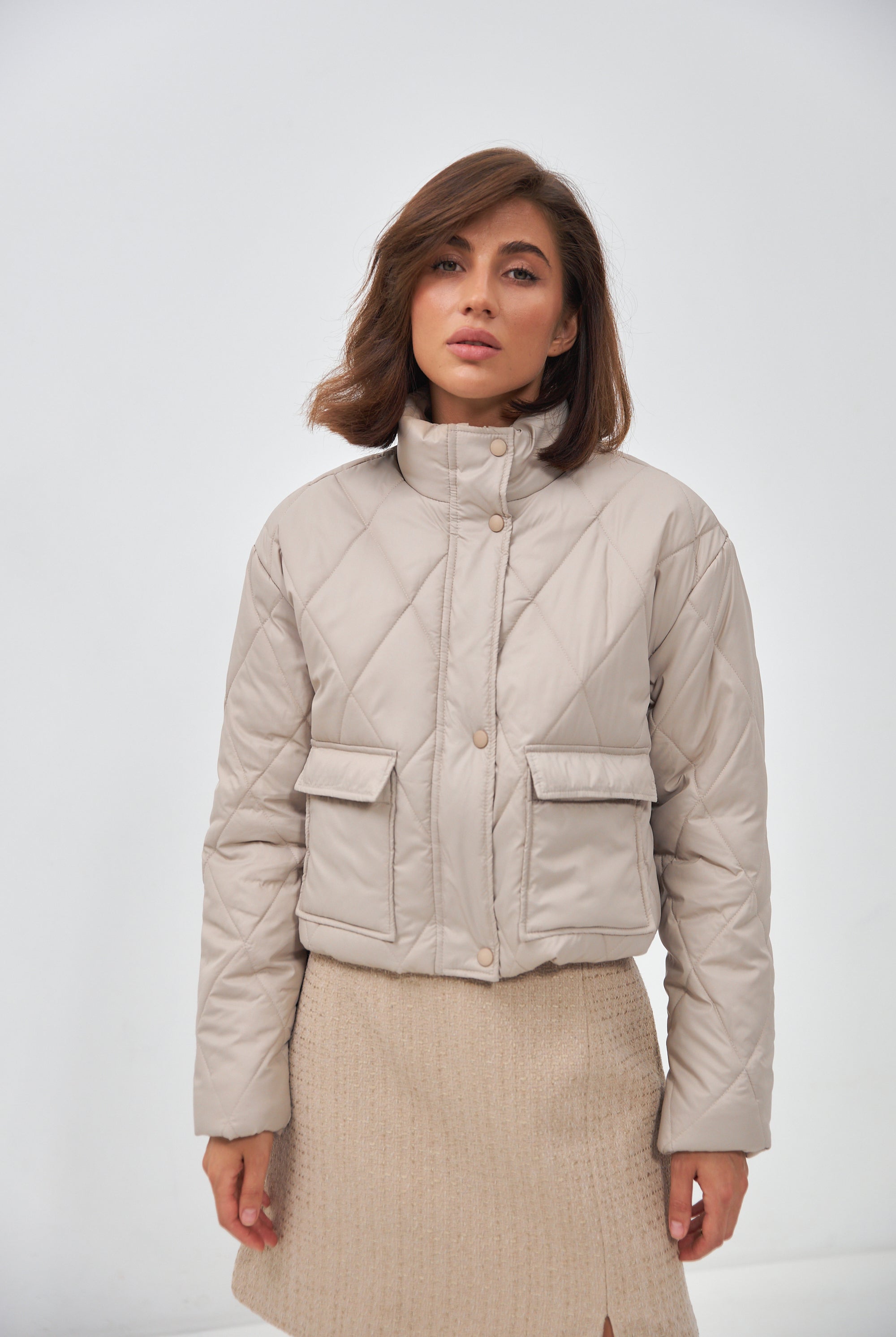 Куртка вкорочена з куліскою по низу - Wear Me