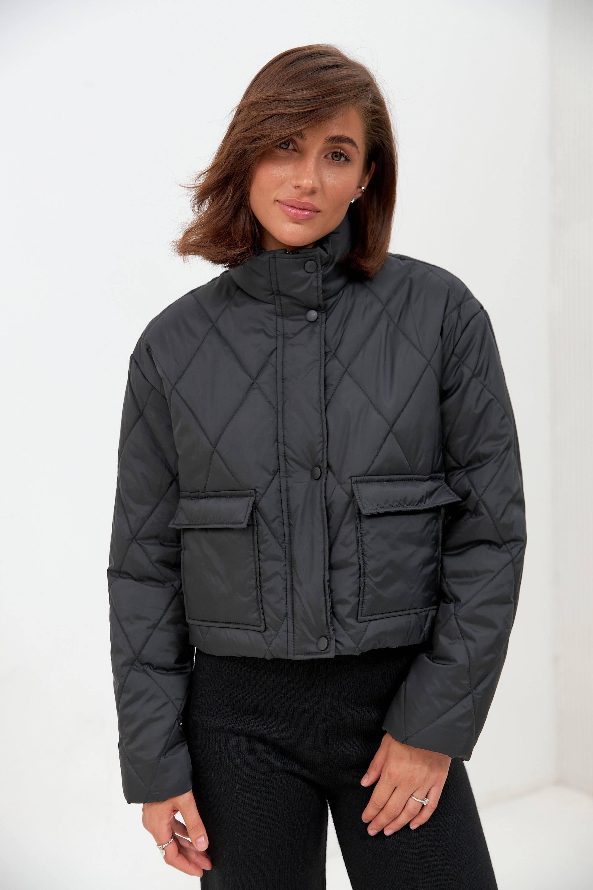 Куртка вкорочена з куліскою по низу - Wear Me