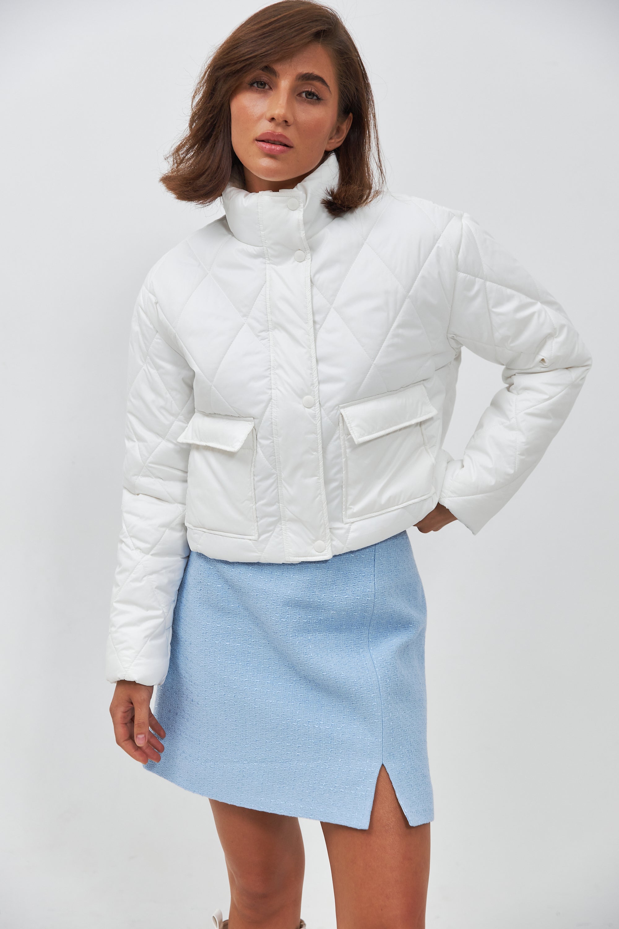 Куртка вкорочена з куліскою по низу - Wear Me