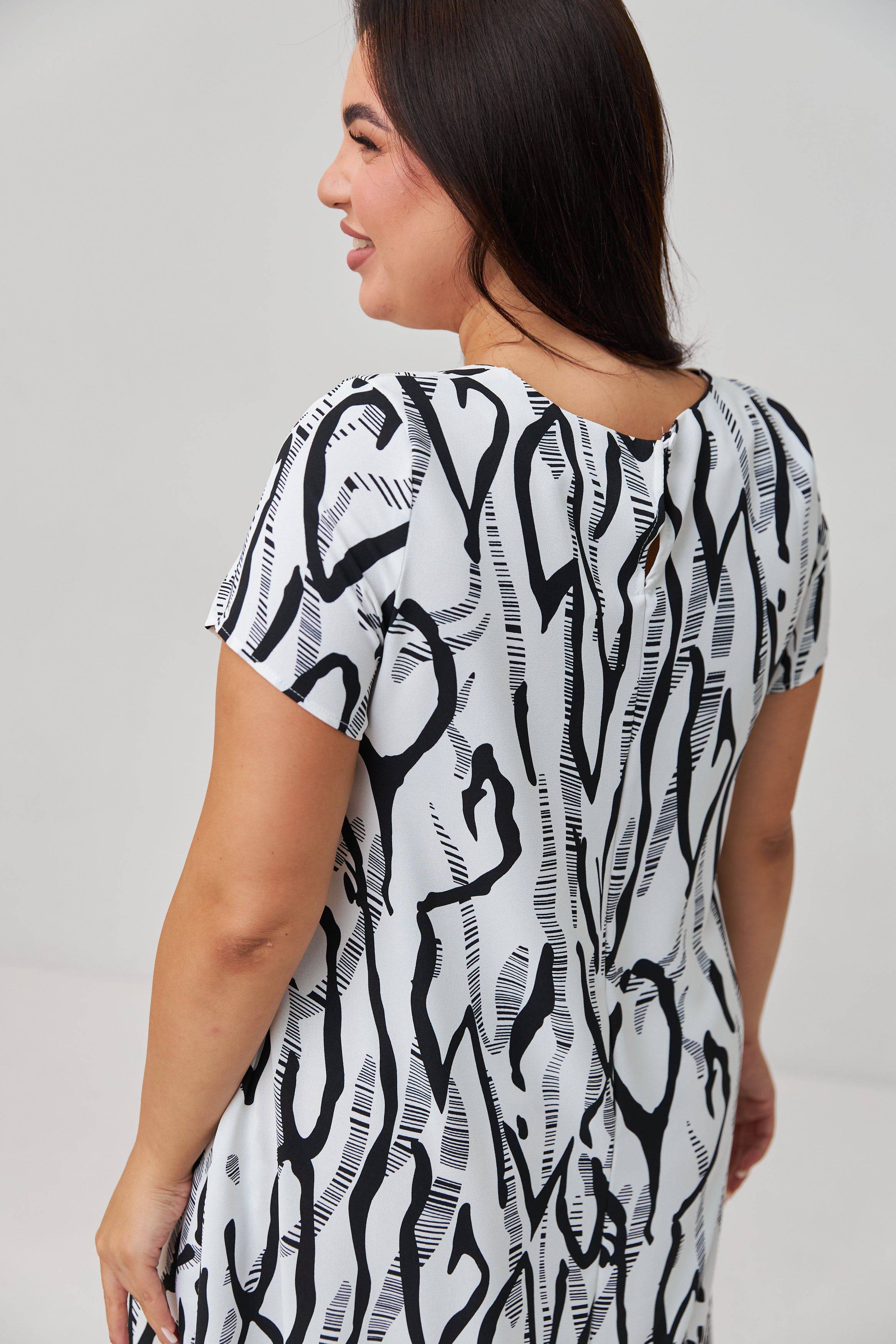 Сукня вільна з декоративними швами - Wear Me