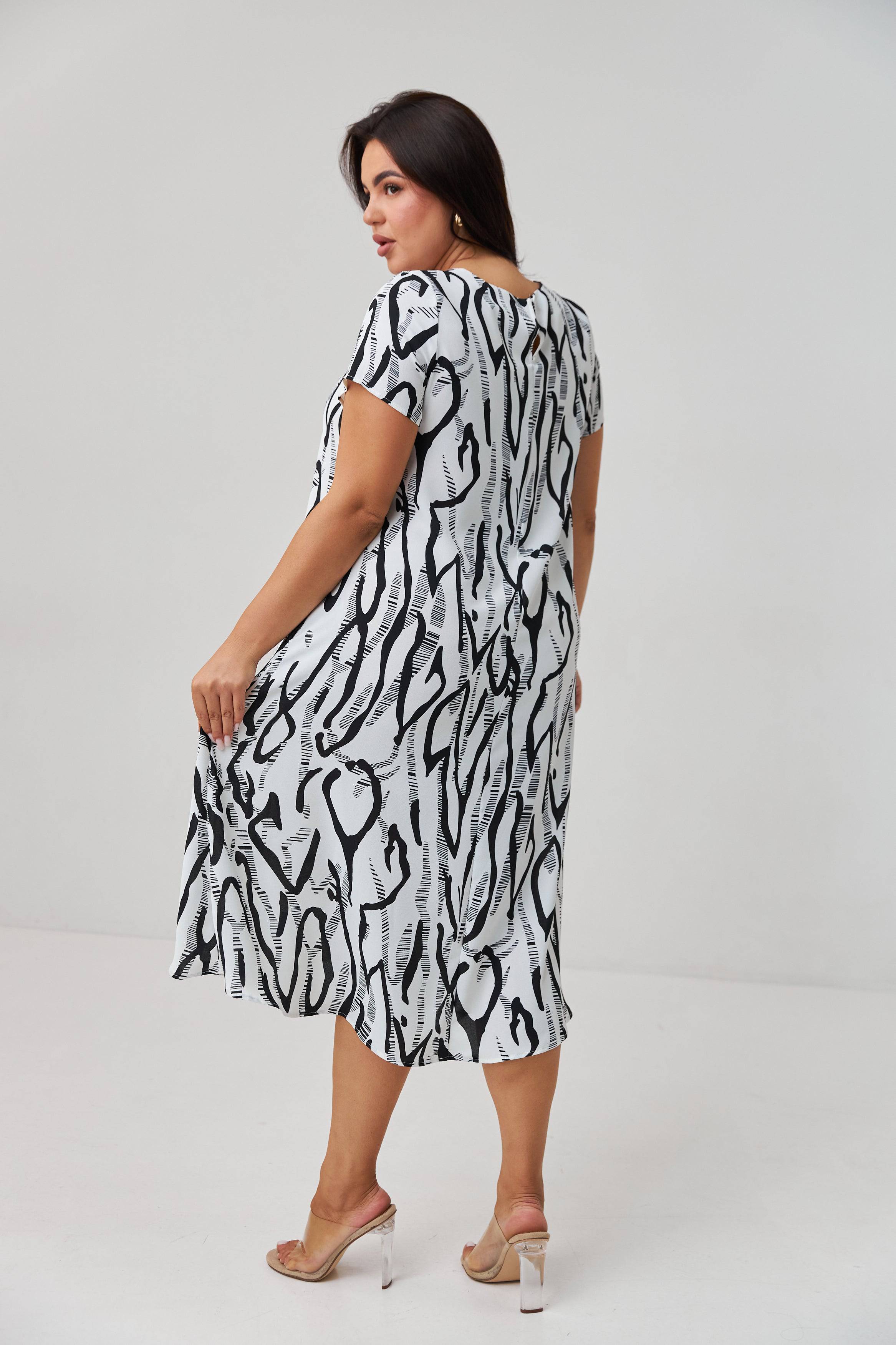 Сукня вільна з декоративними швами - Wear Me