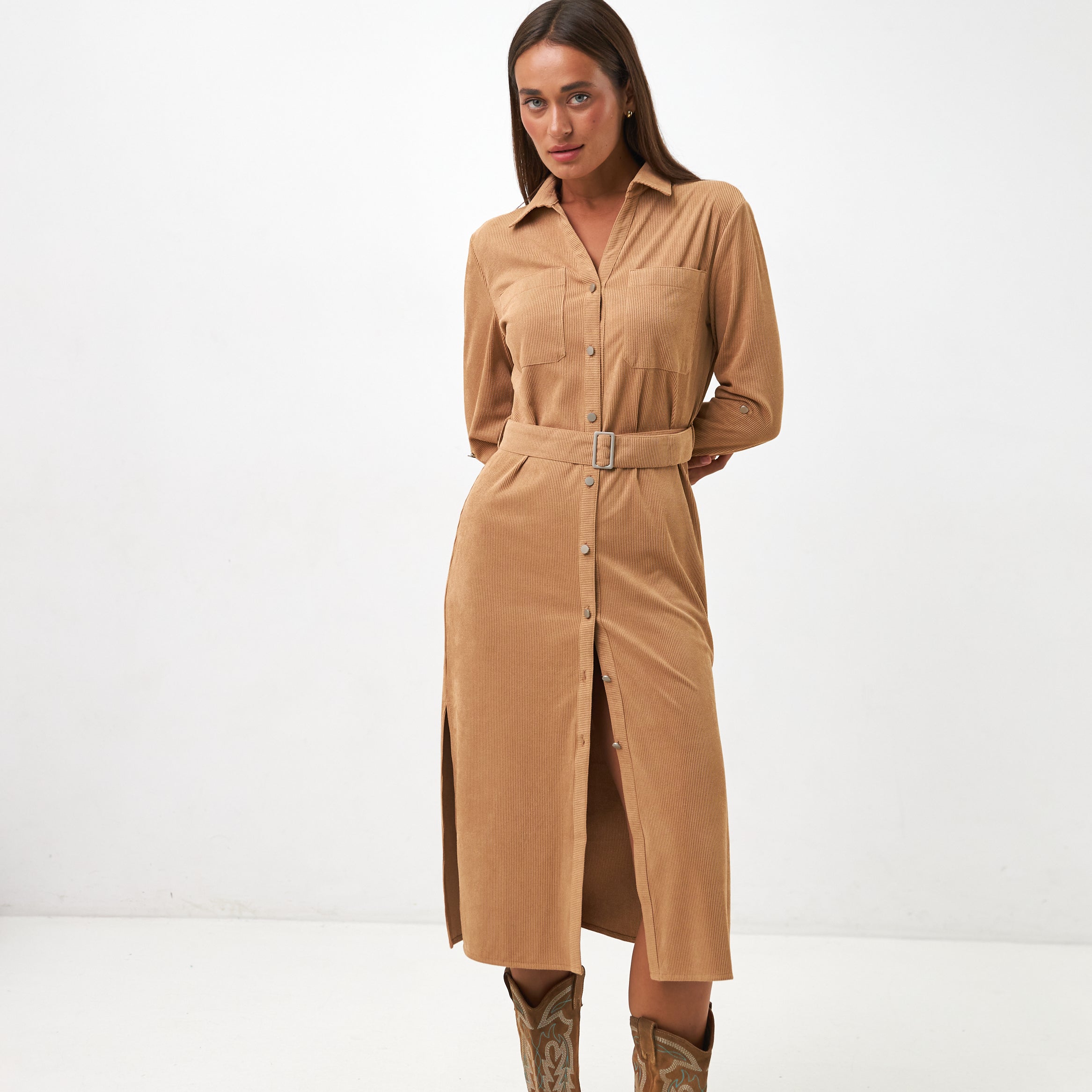 Сукня сорочка з металевими гудзиками - Wear Me