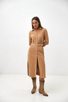 Сукня сорочка з металевими гудзиками - Wear Me