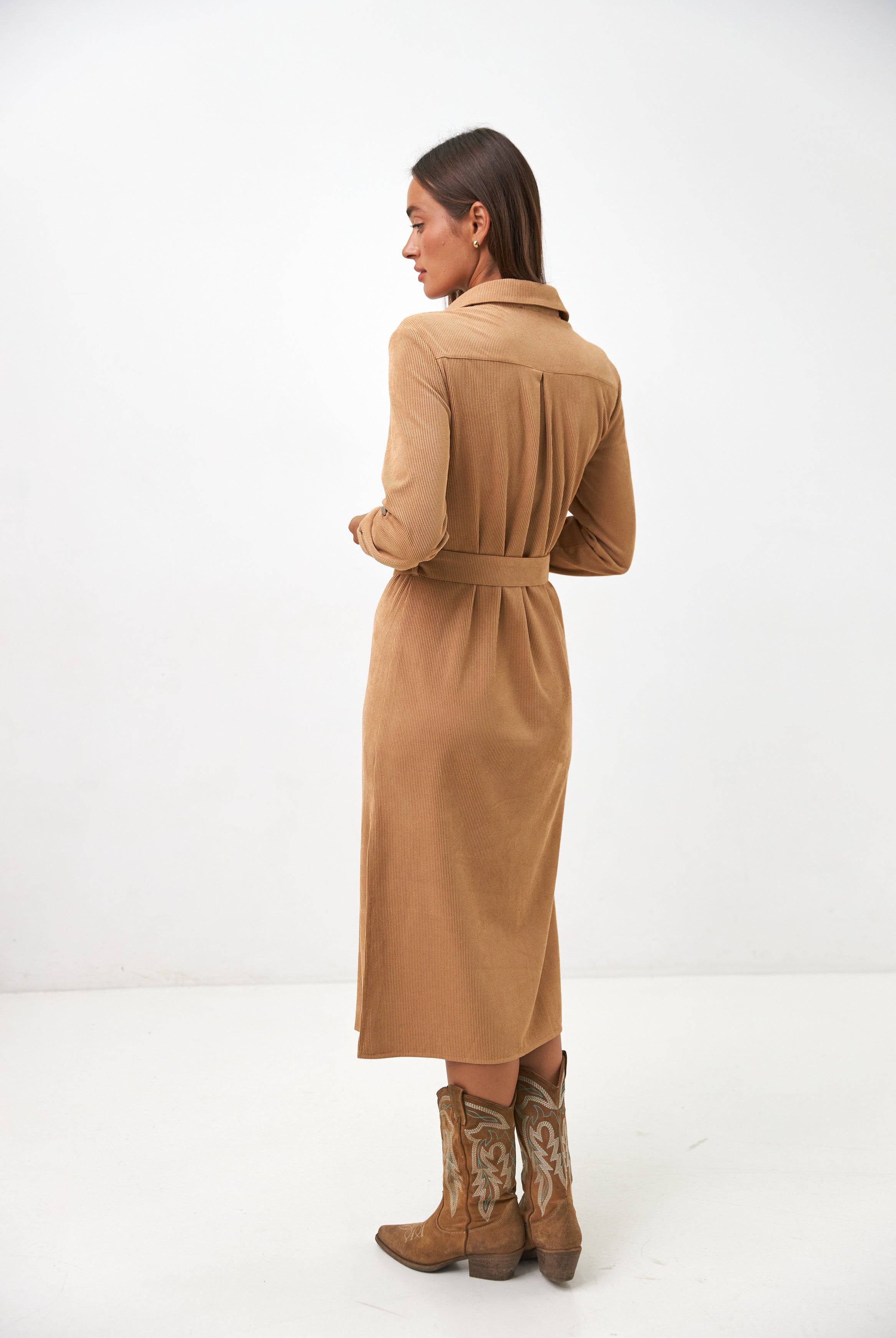 Сукня сорочка з металевими гудзиками - Wear Me