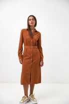 Сукня сорочка з металевими гудзиками - Wear Me