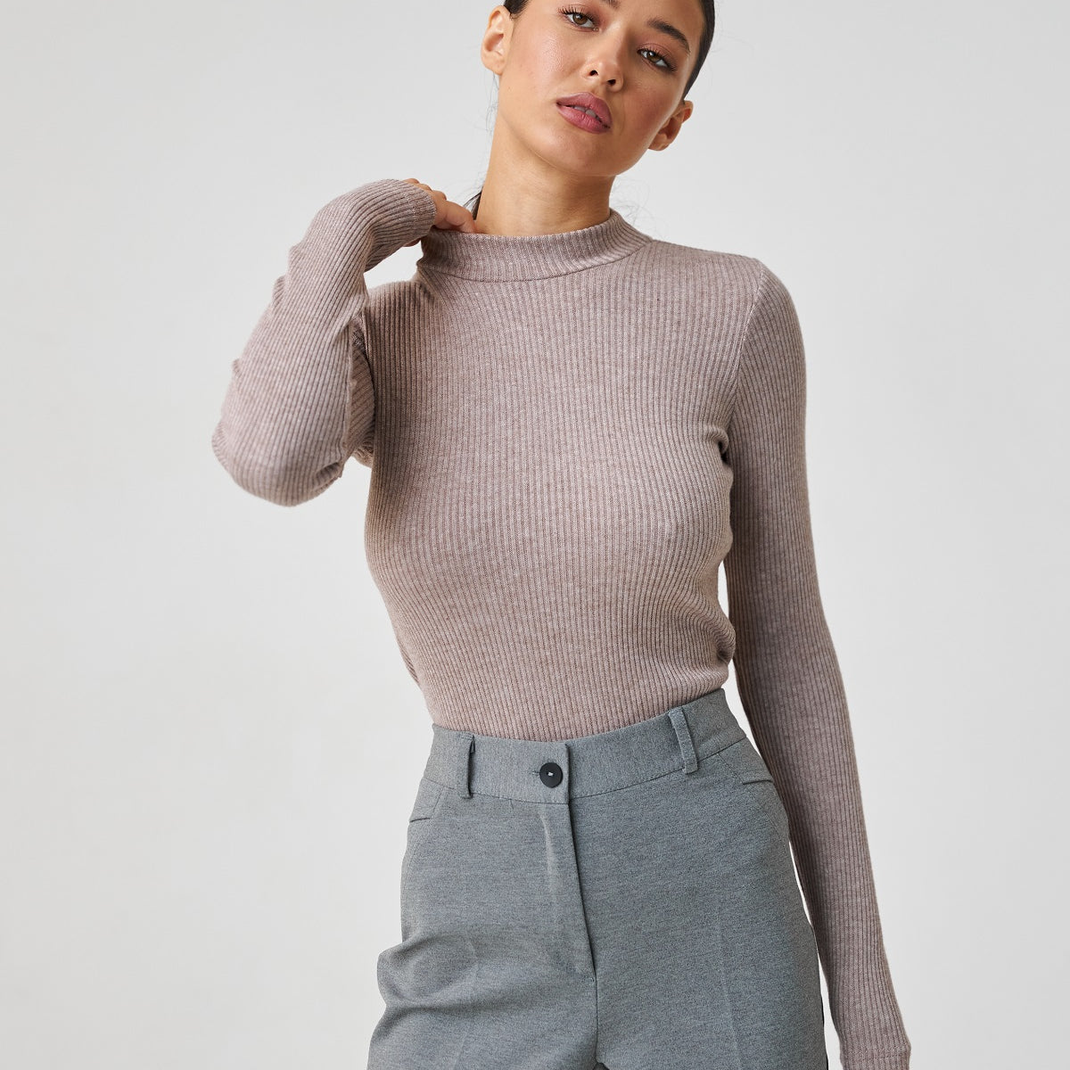 Гольф ангора рубчик