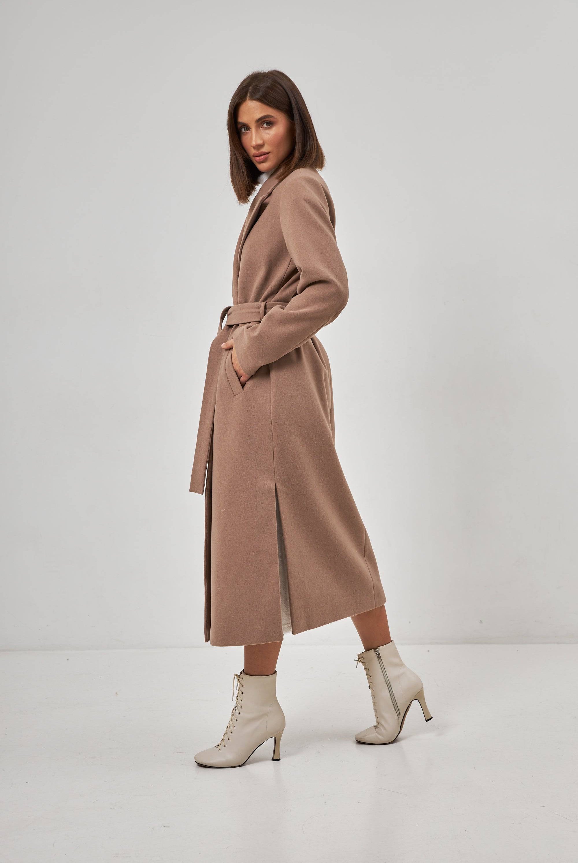 Пальто в нахльост з розрізами - Wear Me