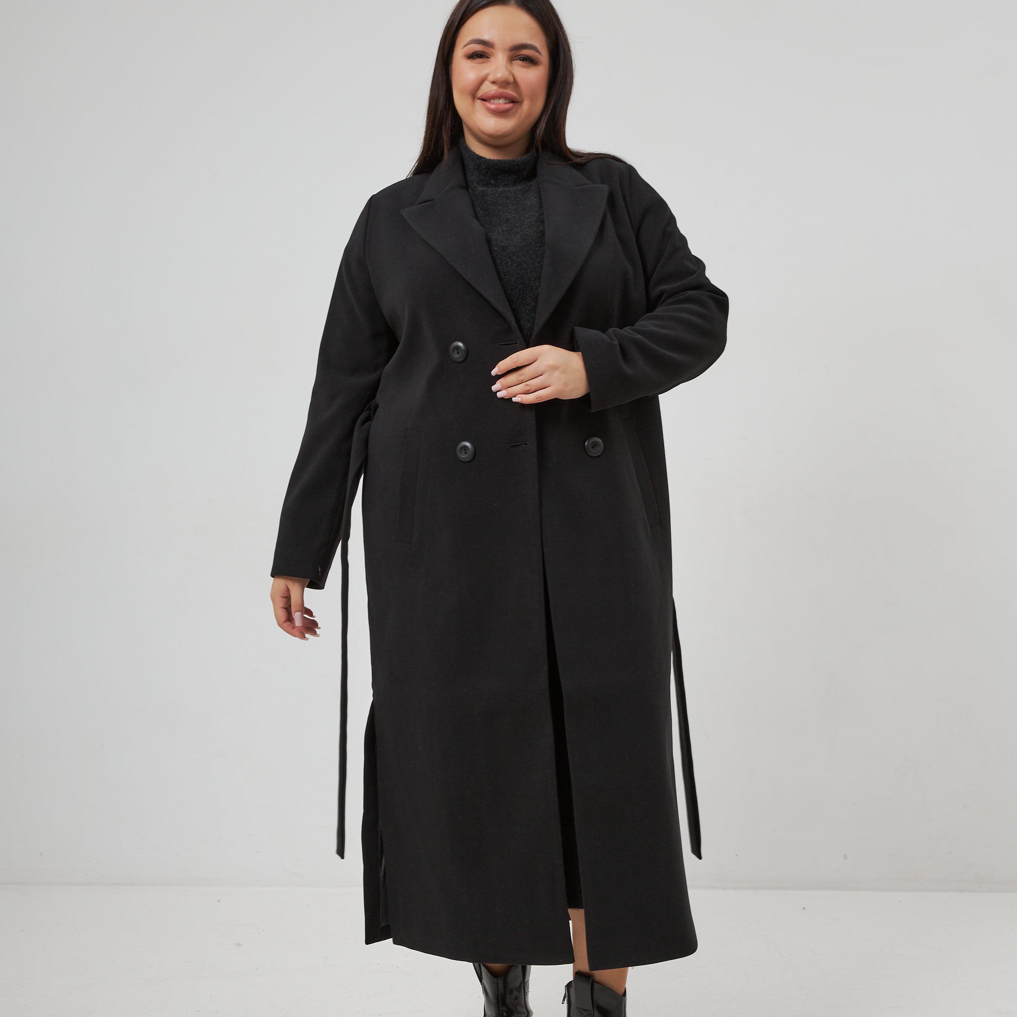 Пальто в нахльост з розрізами - Wear Me