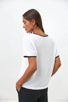 Блуза-футболка з контрасним кантом - Wear Me