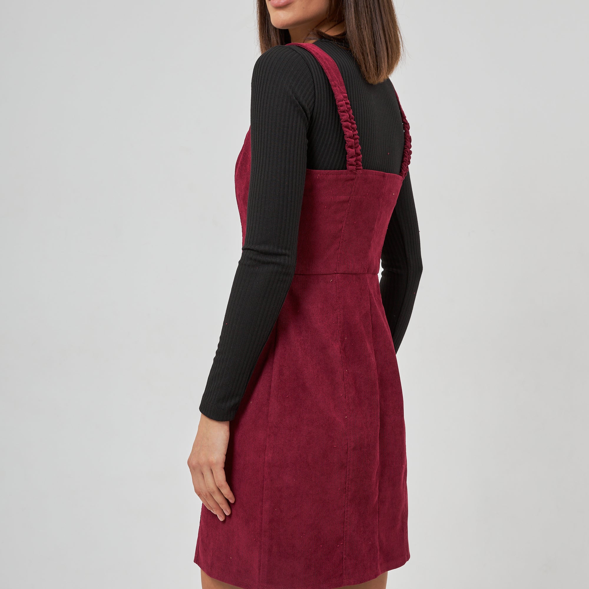 Сарафан з вельвету на гудзиках