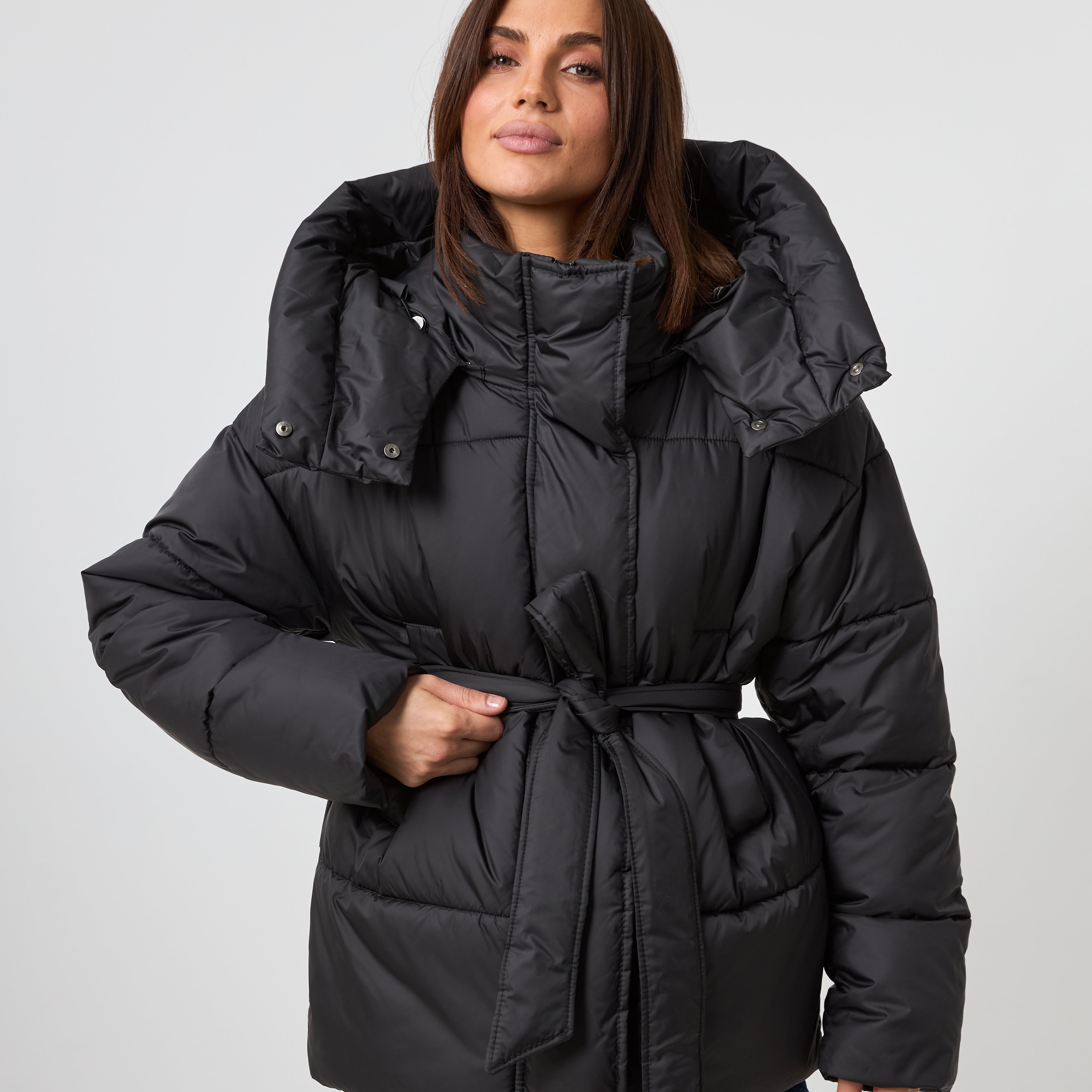 Куртка вільна з накладними кишенями