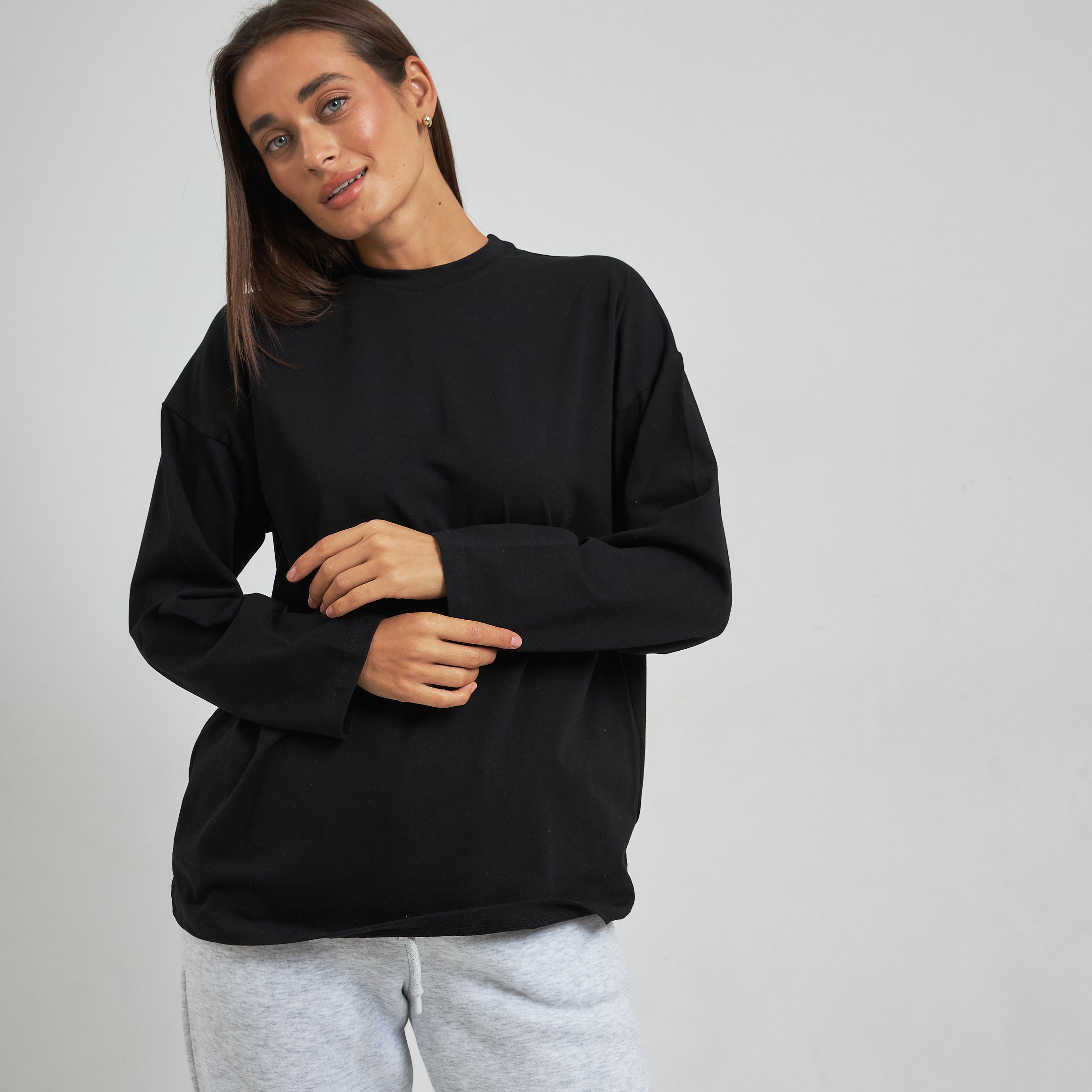 Футболка Oversize з довгим рукавом