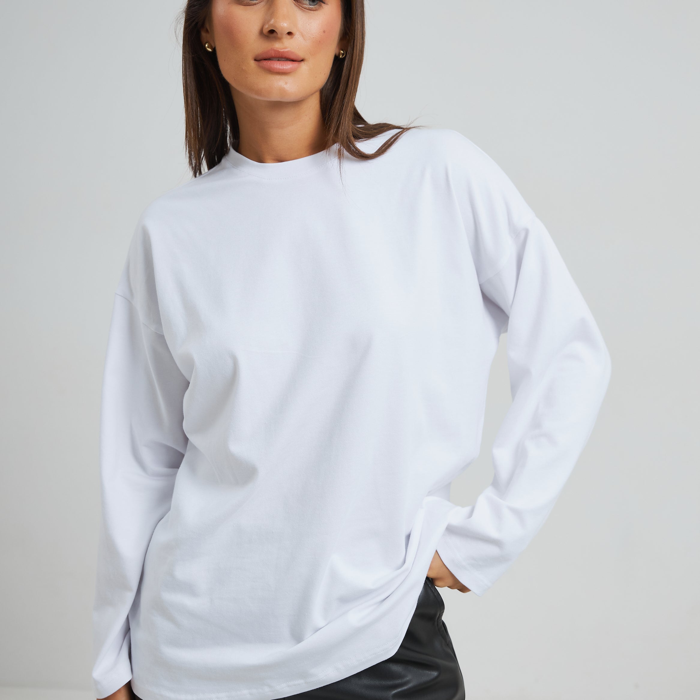 Футболка Oversize з довгим рукавом
