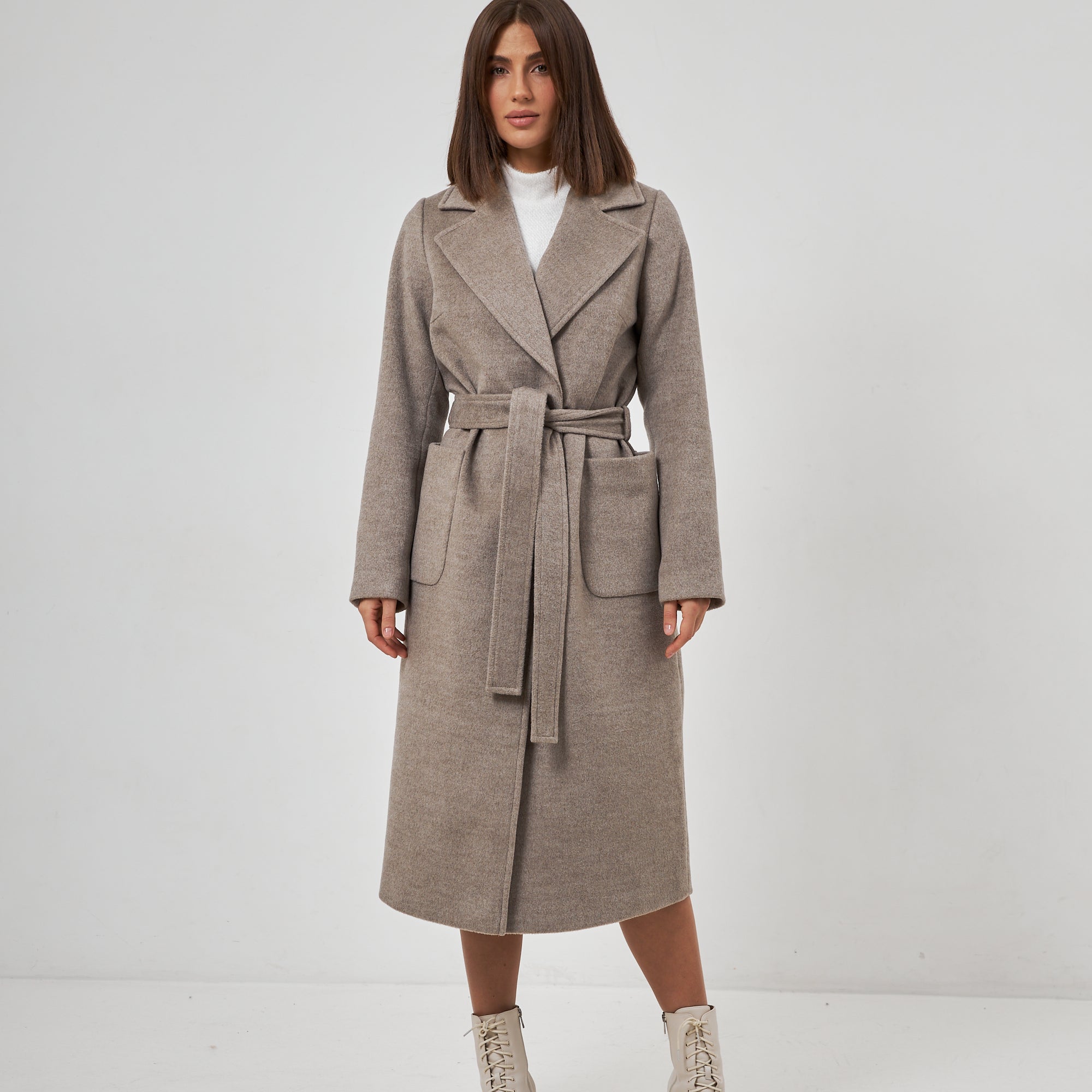 Пальто з відкладним коміром - Wear Me