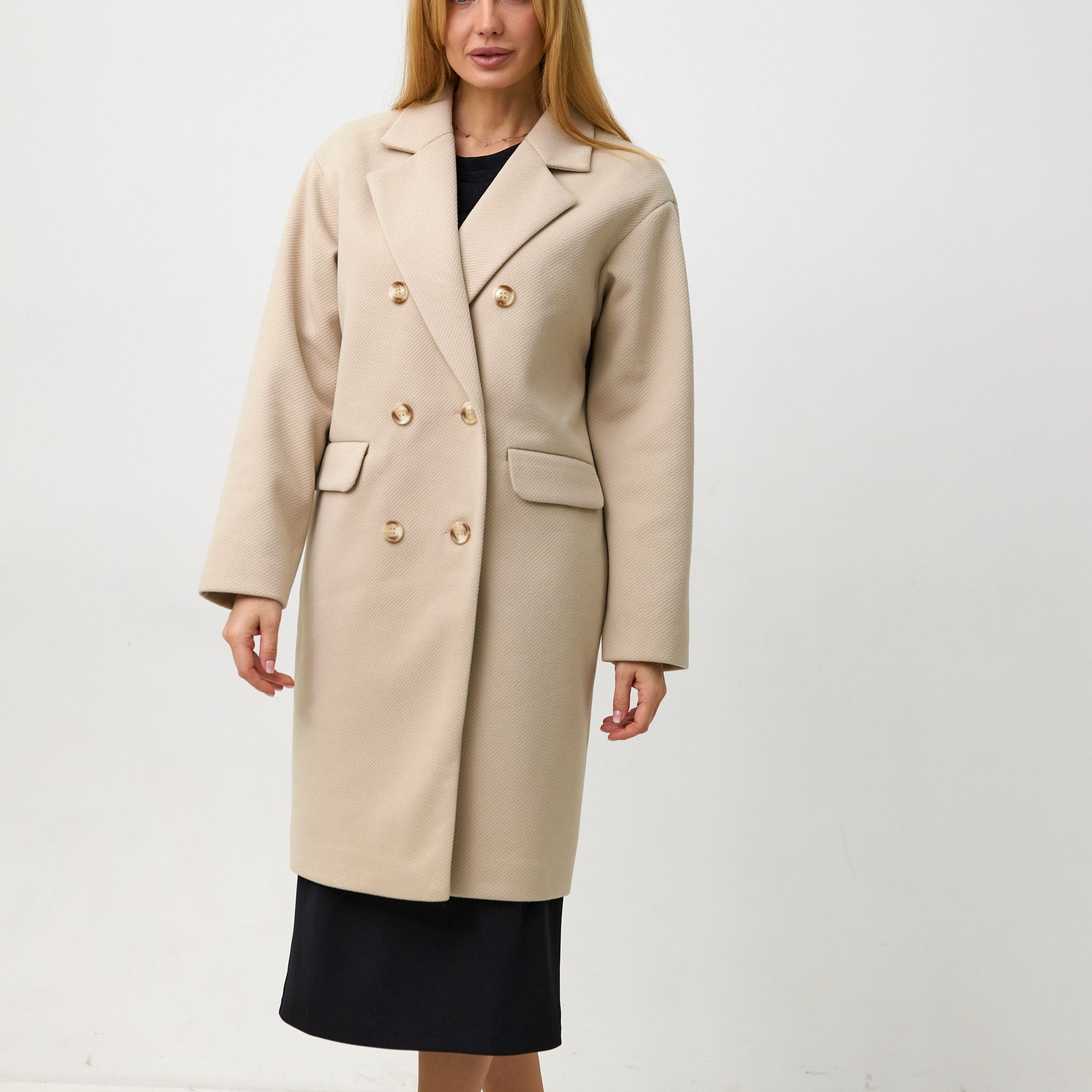 Пальто вкорочене