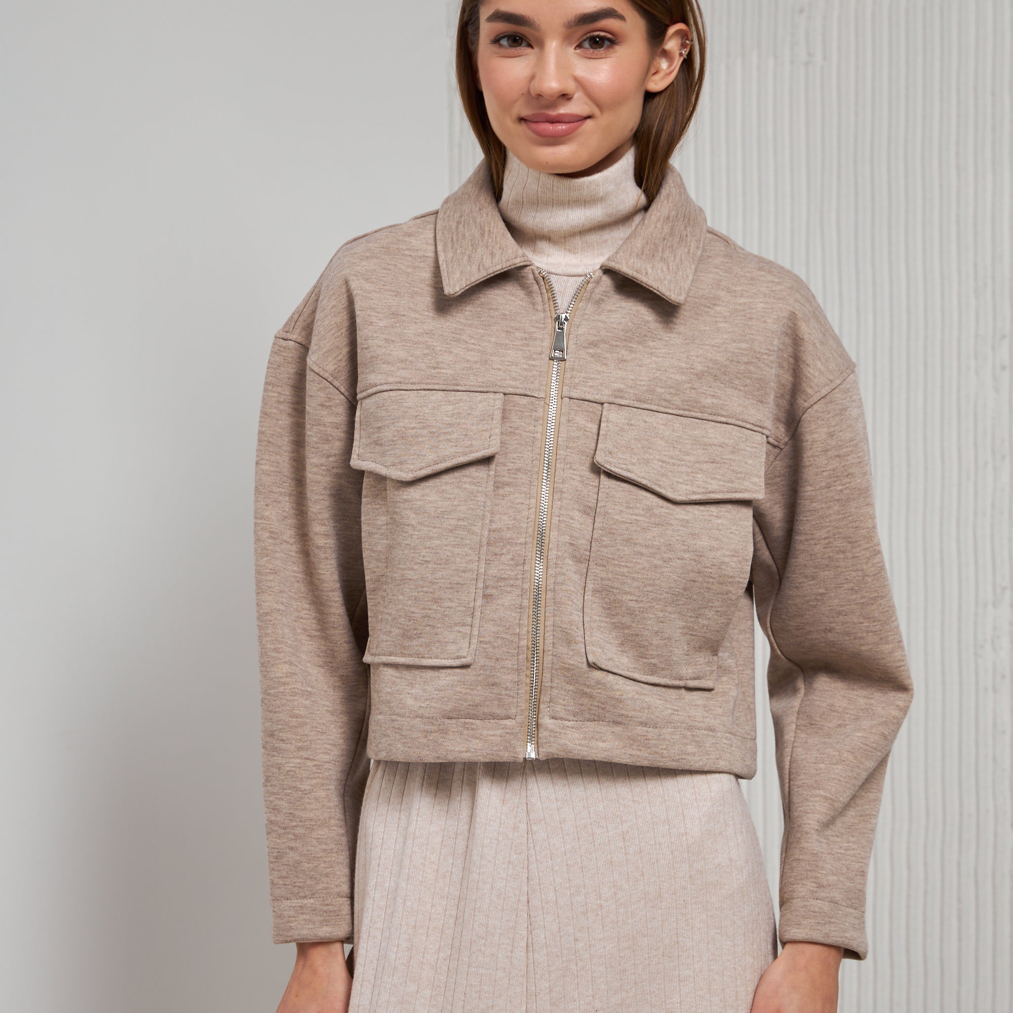 Сорочка вкорочена з кашеміру