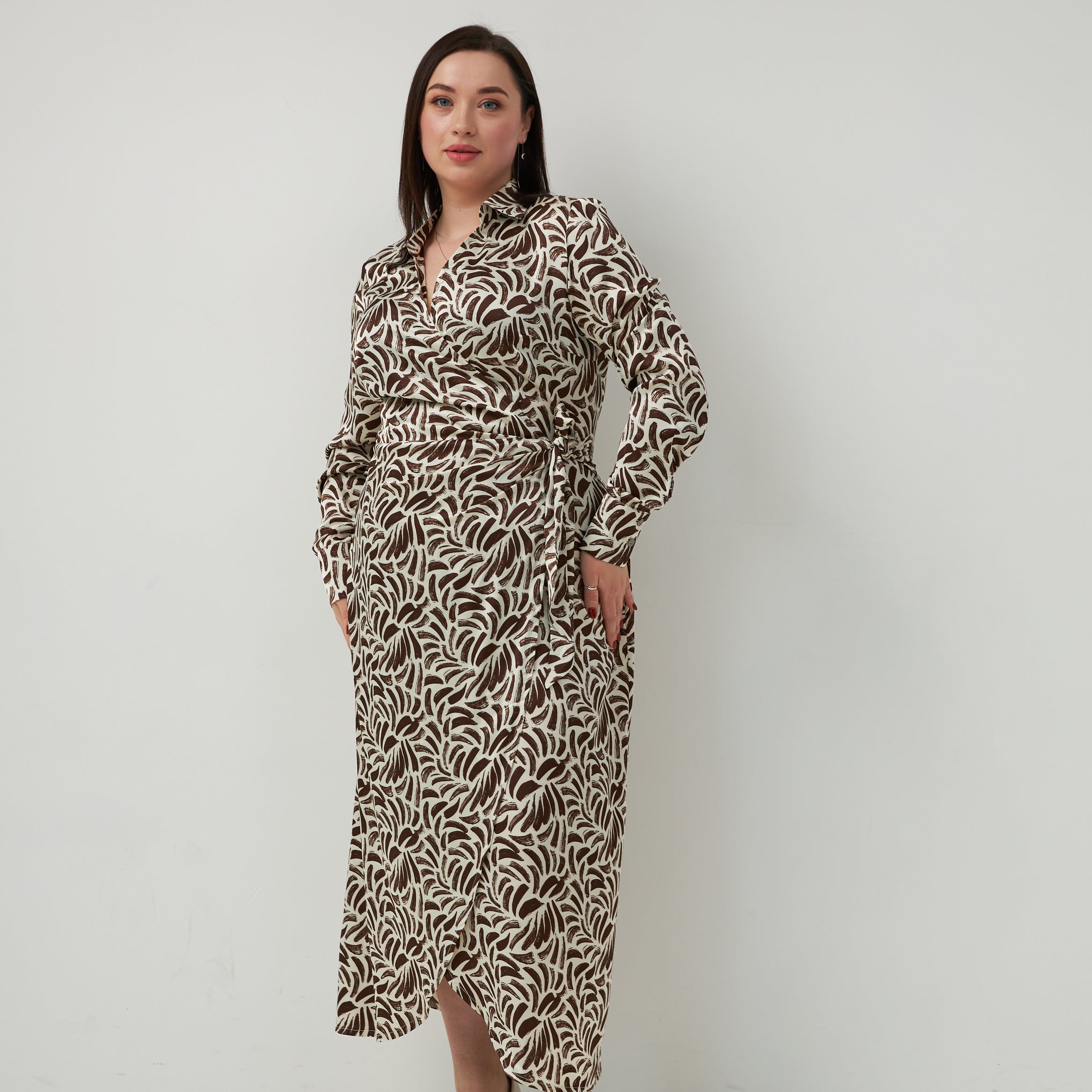 Сукня size+ з армані принт