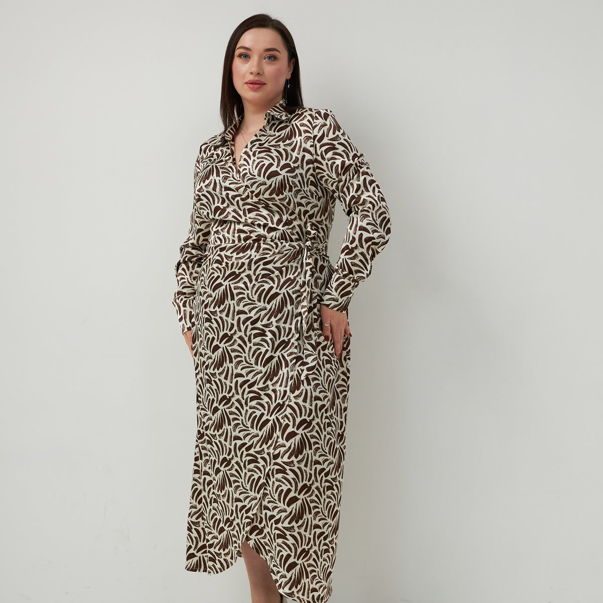 Сукня size+ з армані принт