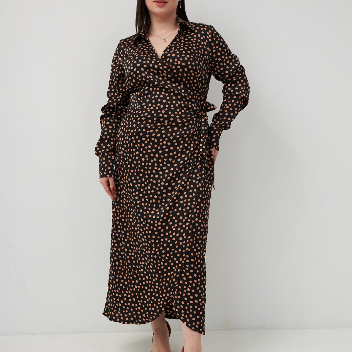 Сукня size+ з армані принт