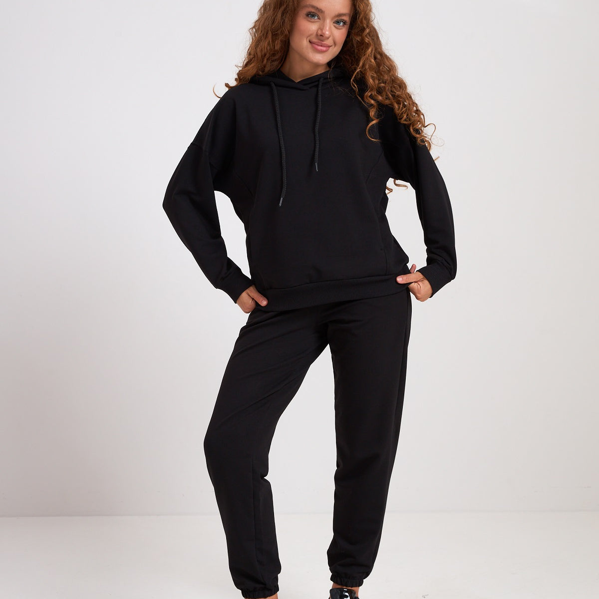 Штани джогери з двонитки Роксі