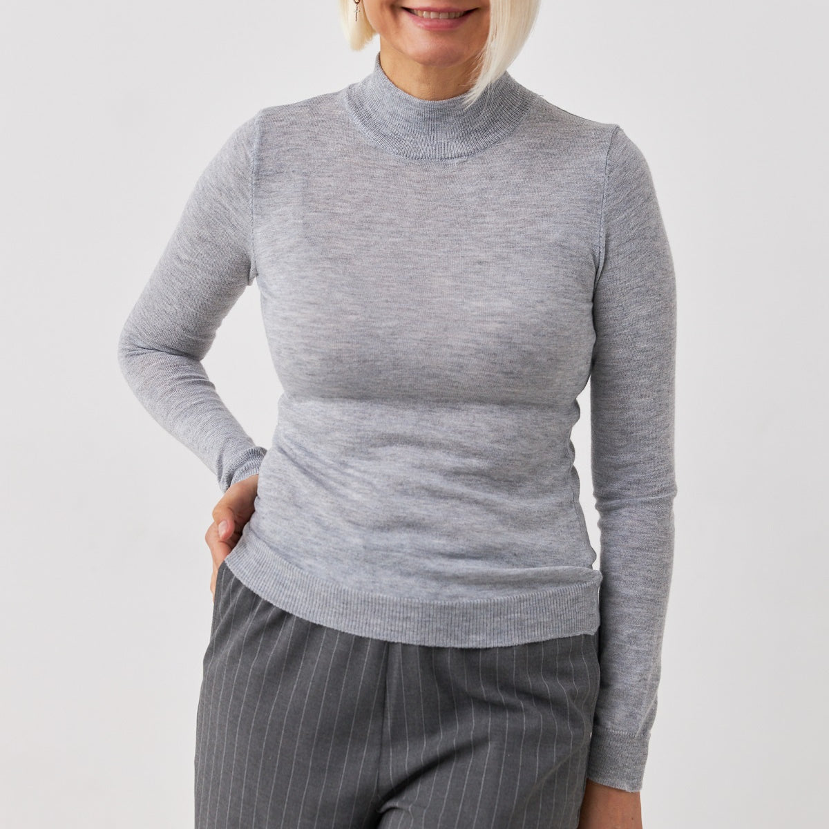 Джемпер тонкий вовна