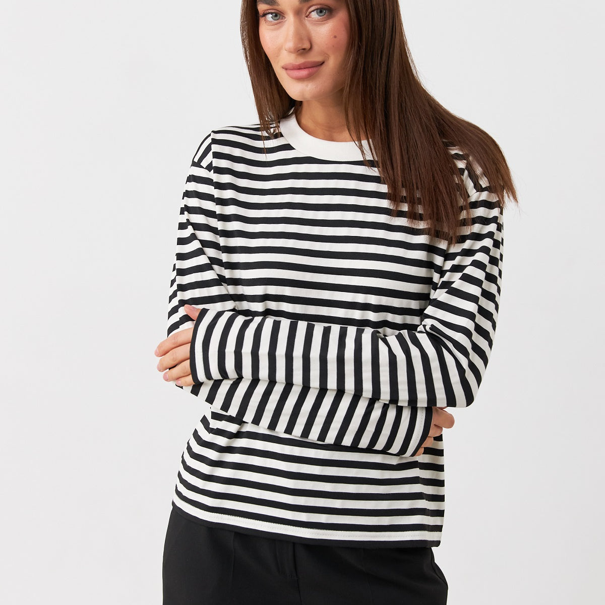 Лонгслів у смужку