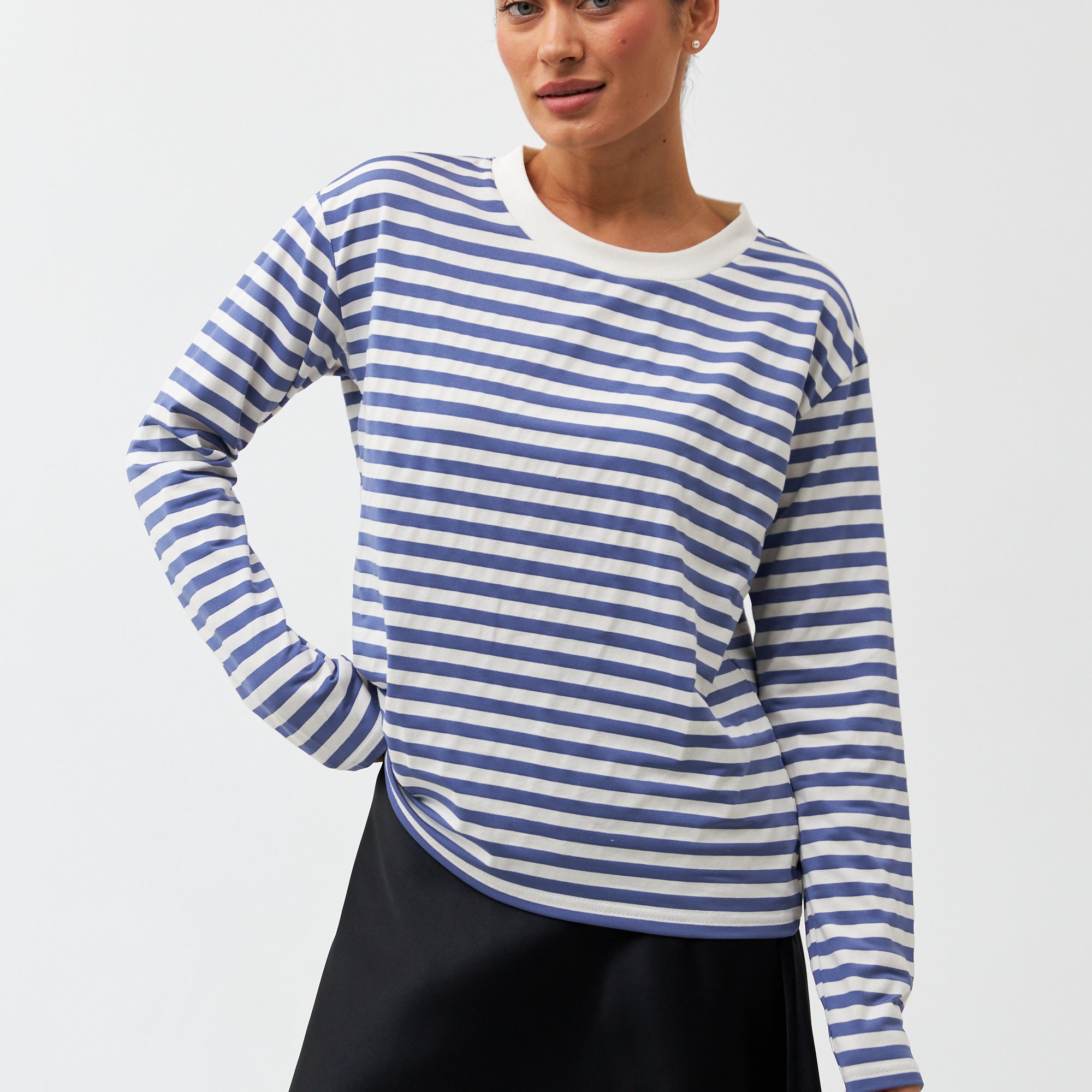 Лонгслів у смужку