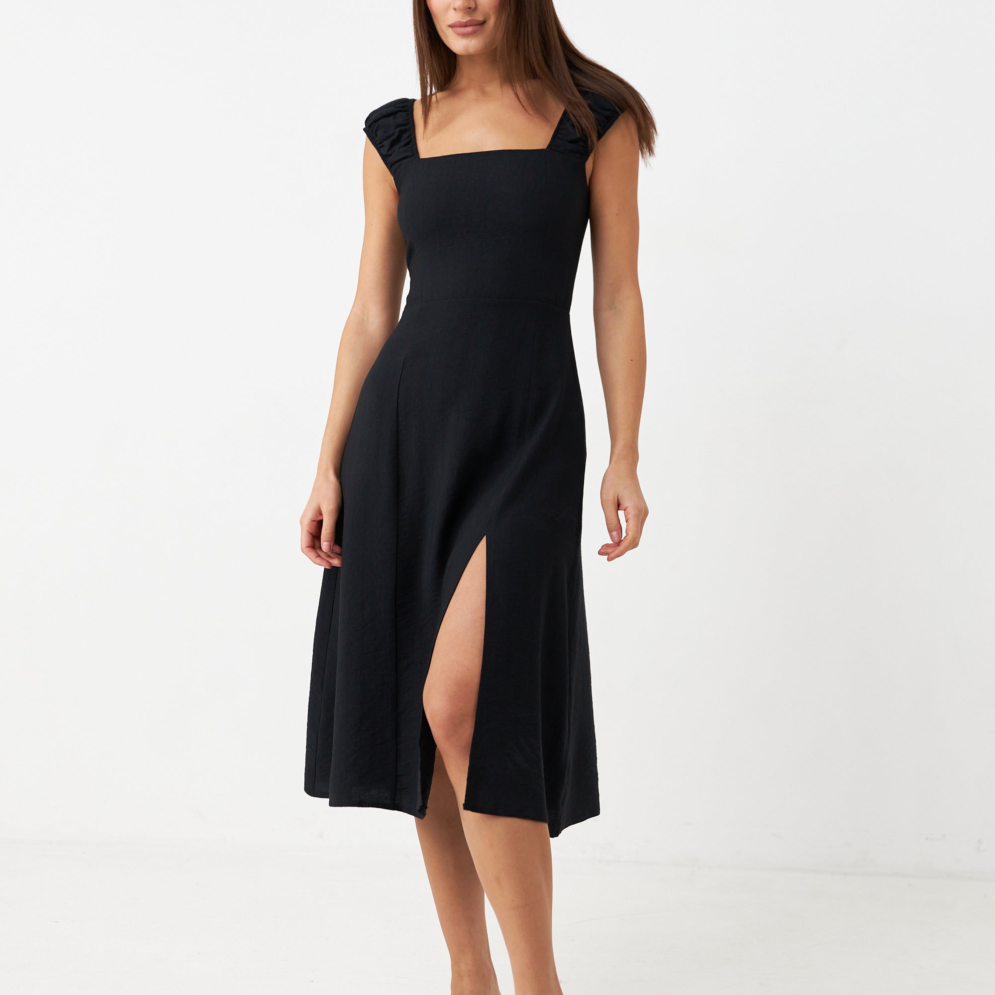 Сарафан з льону і відкритою спиною