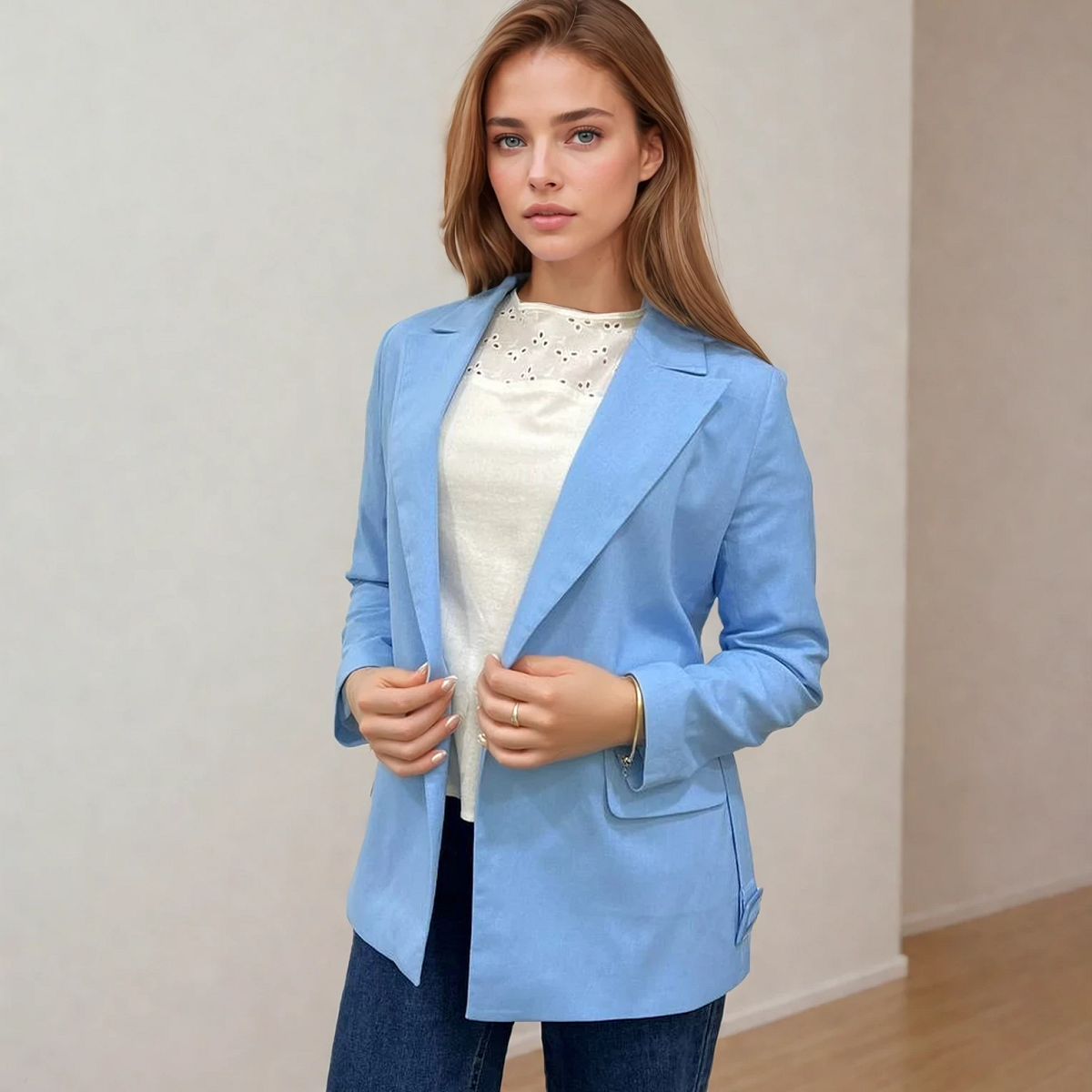 Жакет з льону