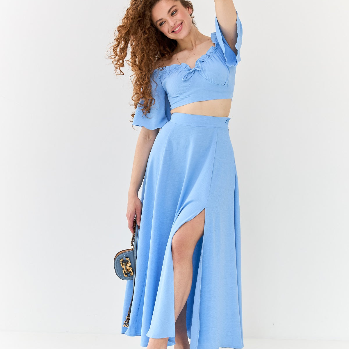 Спідниця максі з розрізами