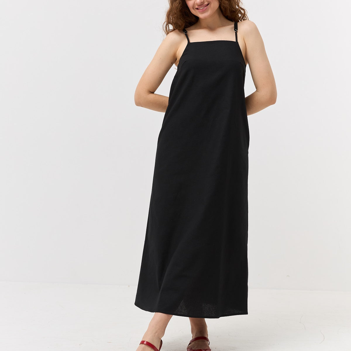 Сарафан максі лляний